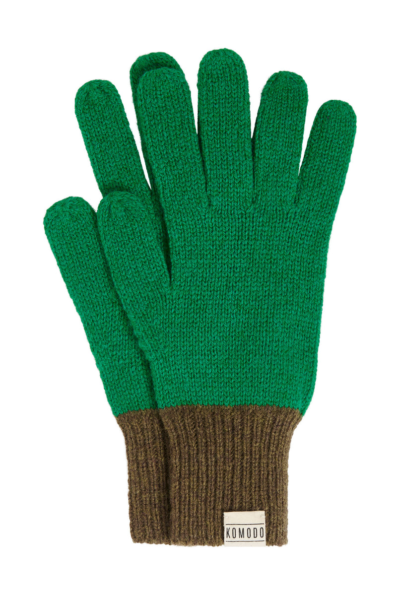 PRIMROSE Merino Wool Gloves - Green