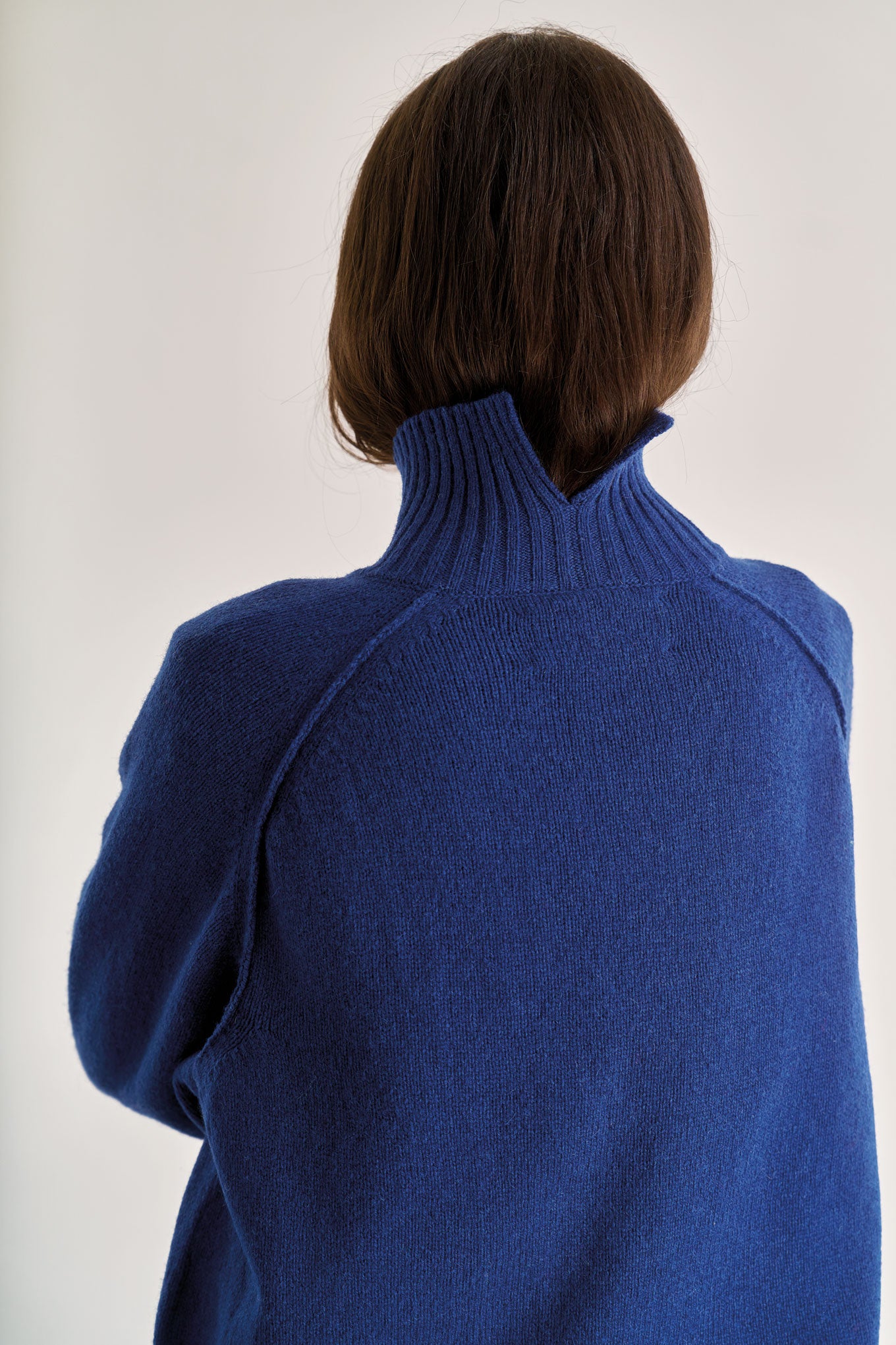 MILLIE Wool Top - Navy