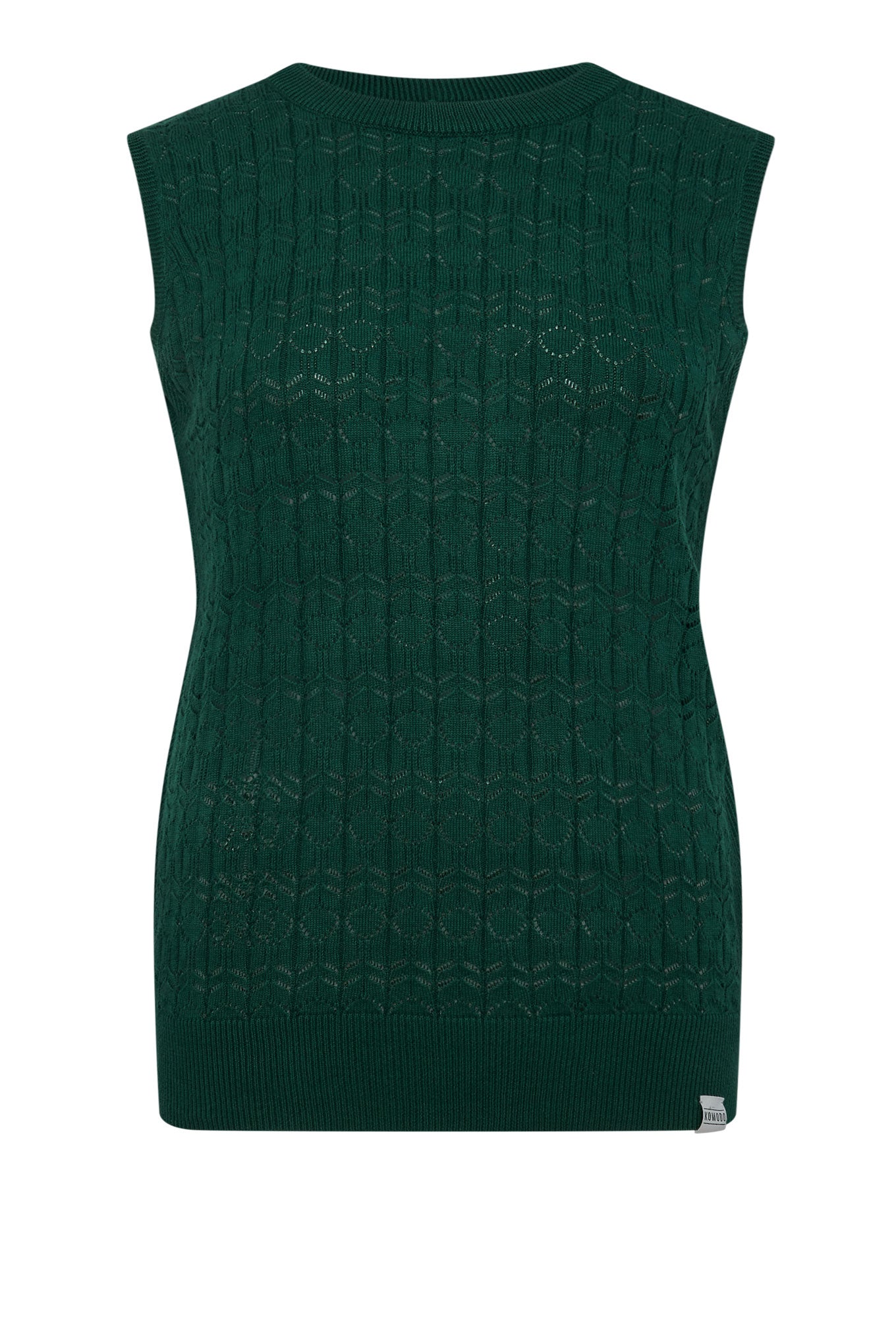 MILA - Organic Cotton Vest Dark Green