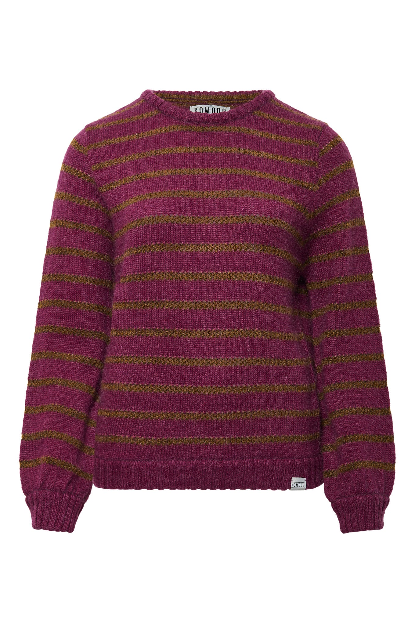 CLEO - Recycled Nylon Jumper Wine Red