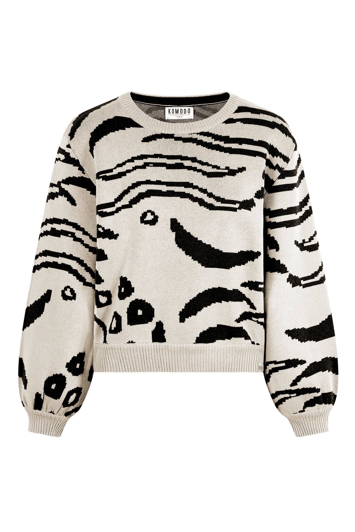 TIGER HOPE - GOTS Organic Cotton Jumper Off White