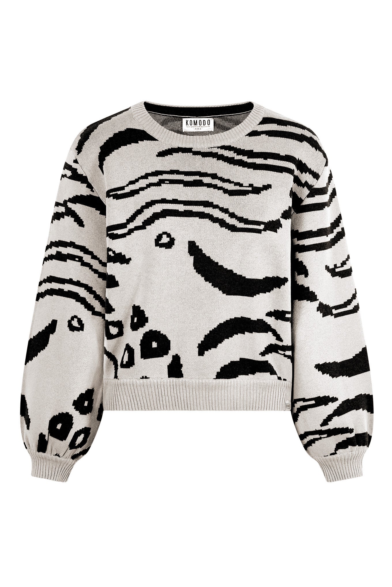 TIGER HOPE - GOTS Organic Cotton Jumper Off White