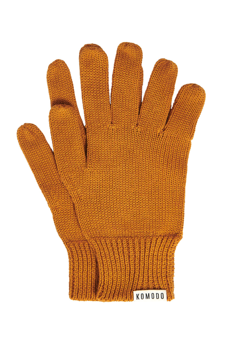 CITY - Organic Cotton Gloves Mustard