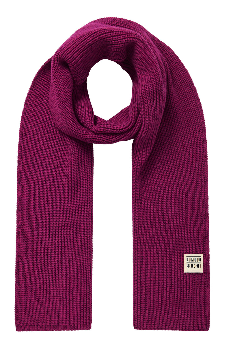 LONDON - Organic Cotton Scarf Cherry