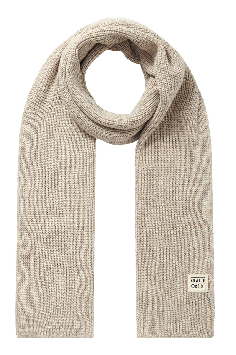 LONDON  - Organic Cotton Scarf Natural