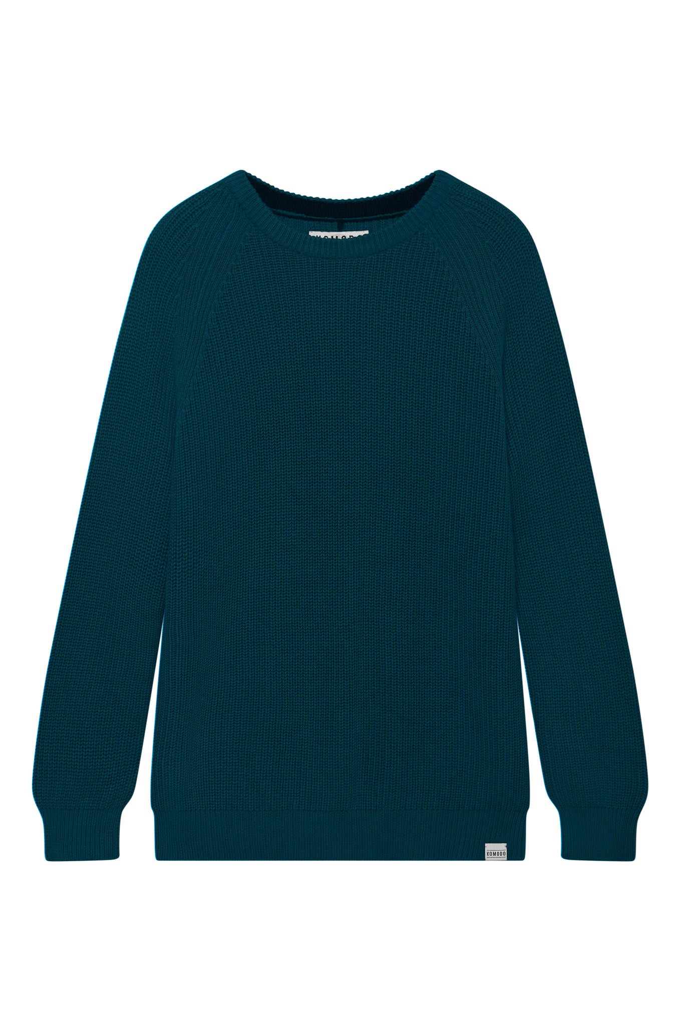 SERGIO - Womens Organic Cotton Jumper Teal