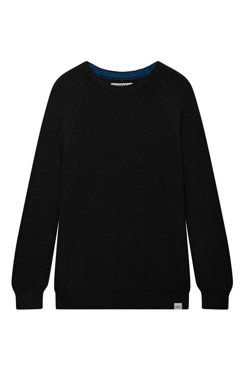 SERGIO - Mens Organic Cotton Jumper Black