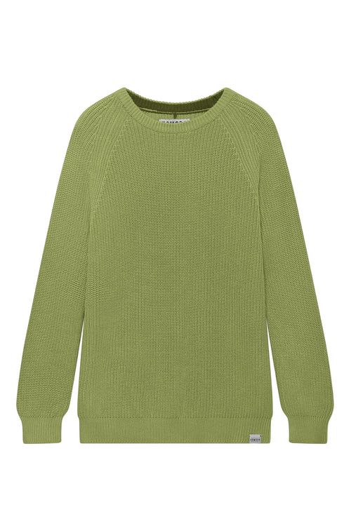 SERGIO - Womens Organic Cotton Jumper Sage