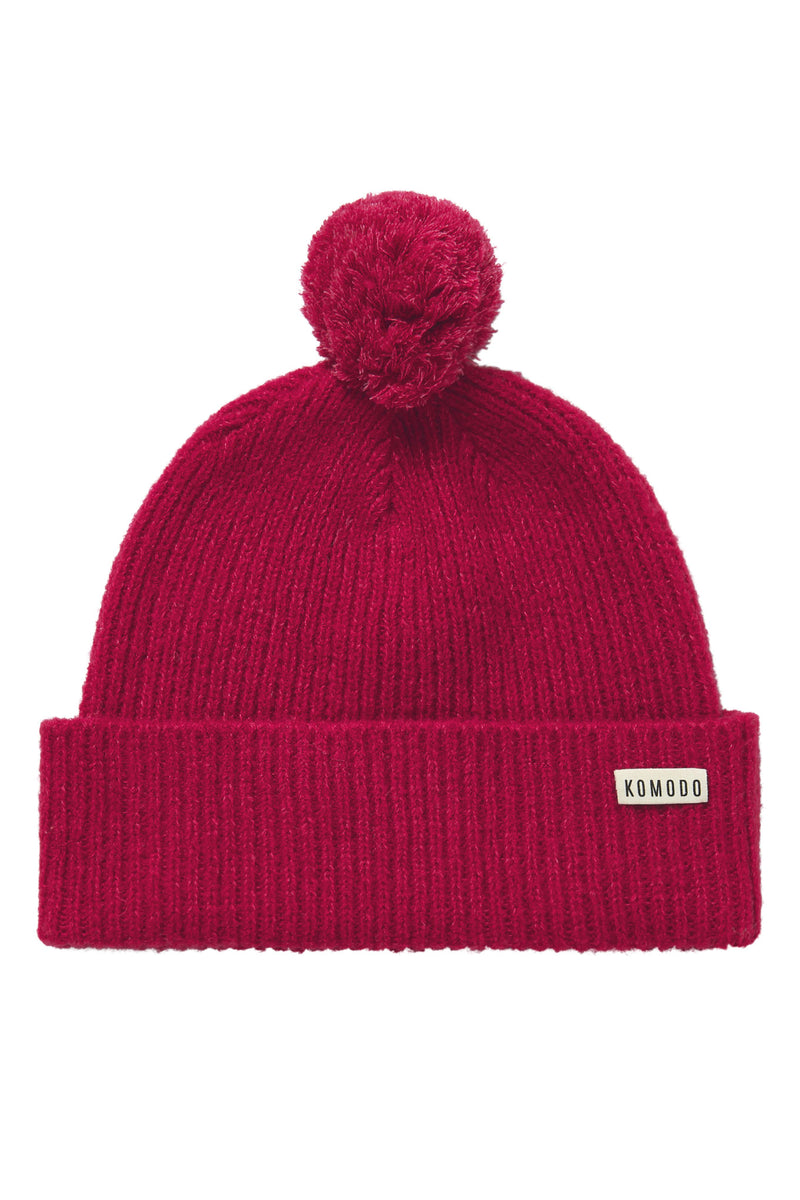 FRANKIE HAYT - Recycled Wool Blend Hat Cherry