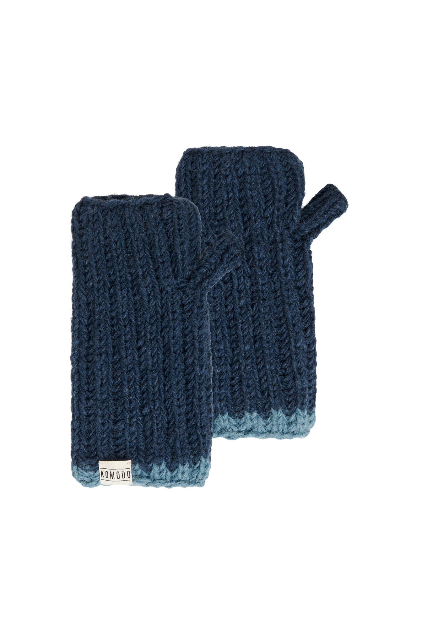RAFI RIB Fleece Lined Mitten - Navy