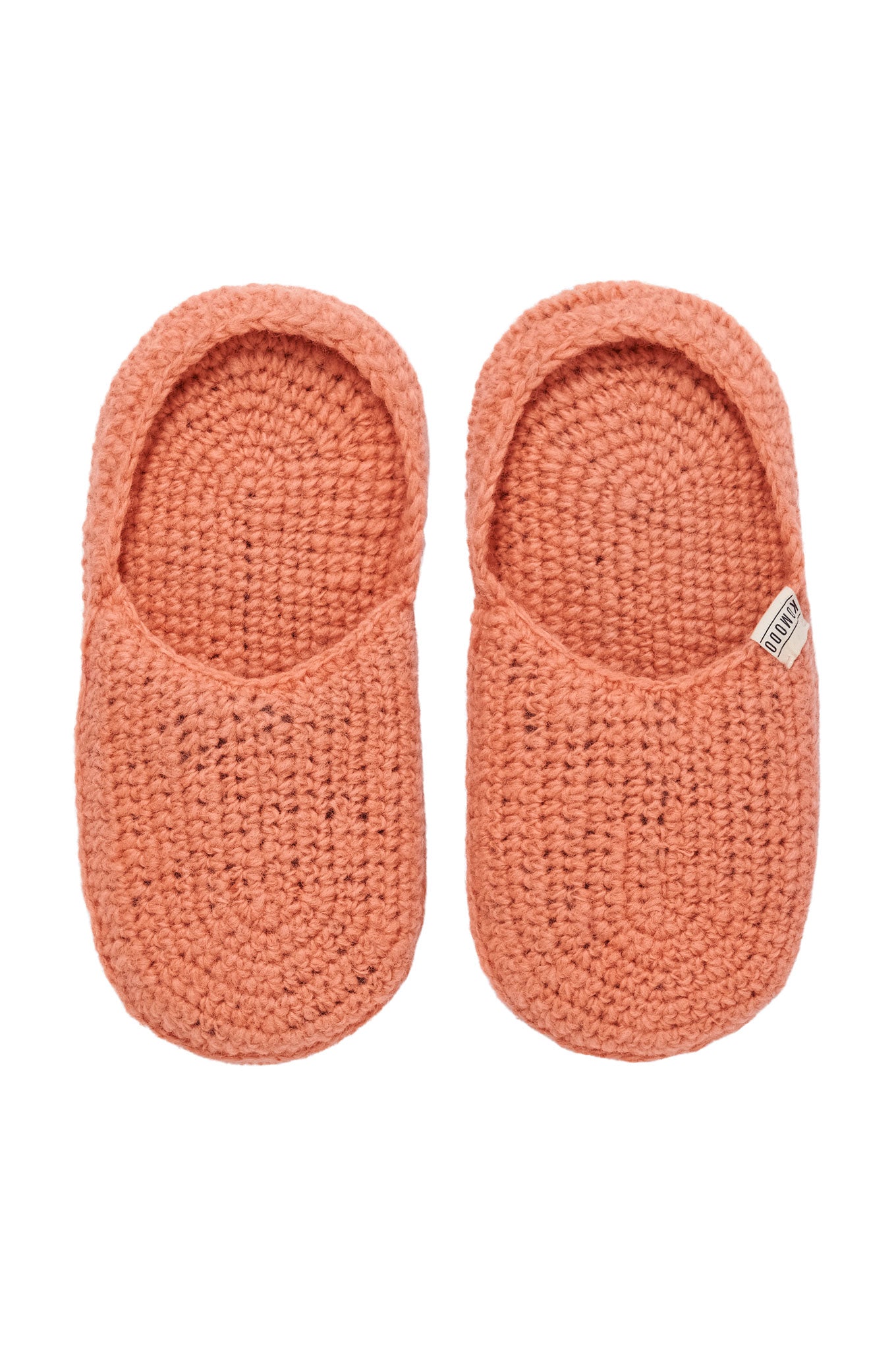 HIDE - Handknitted Wool Slipper Peach
