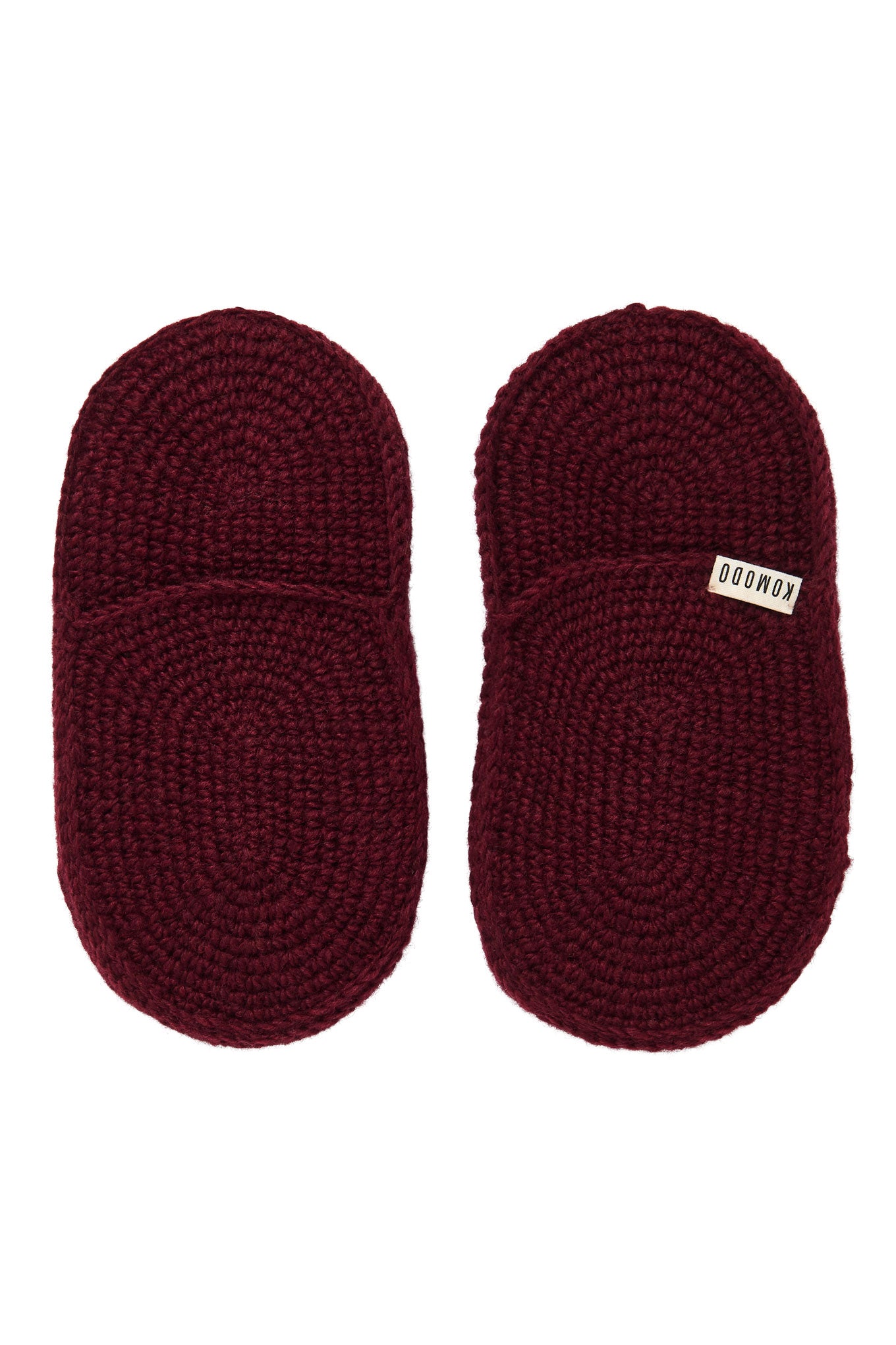 HIDE - Lambswool House Slipper Wine Red