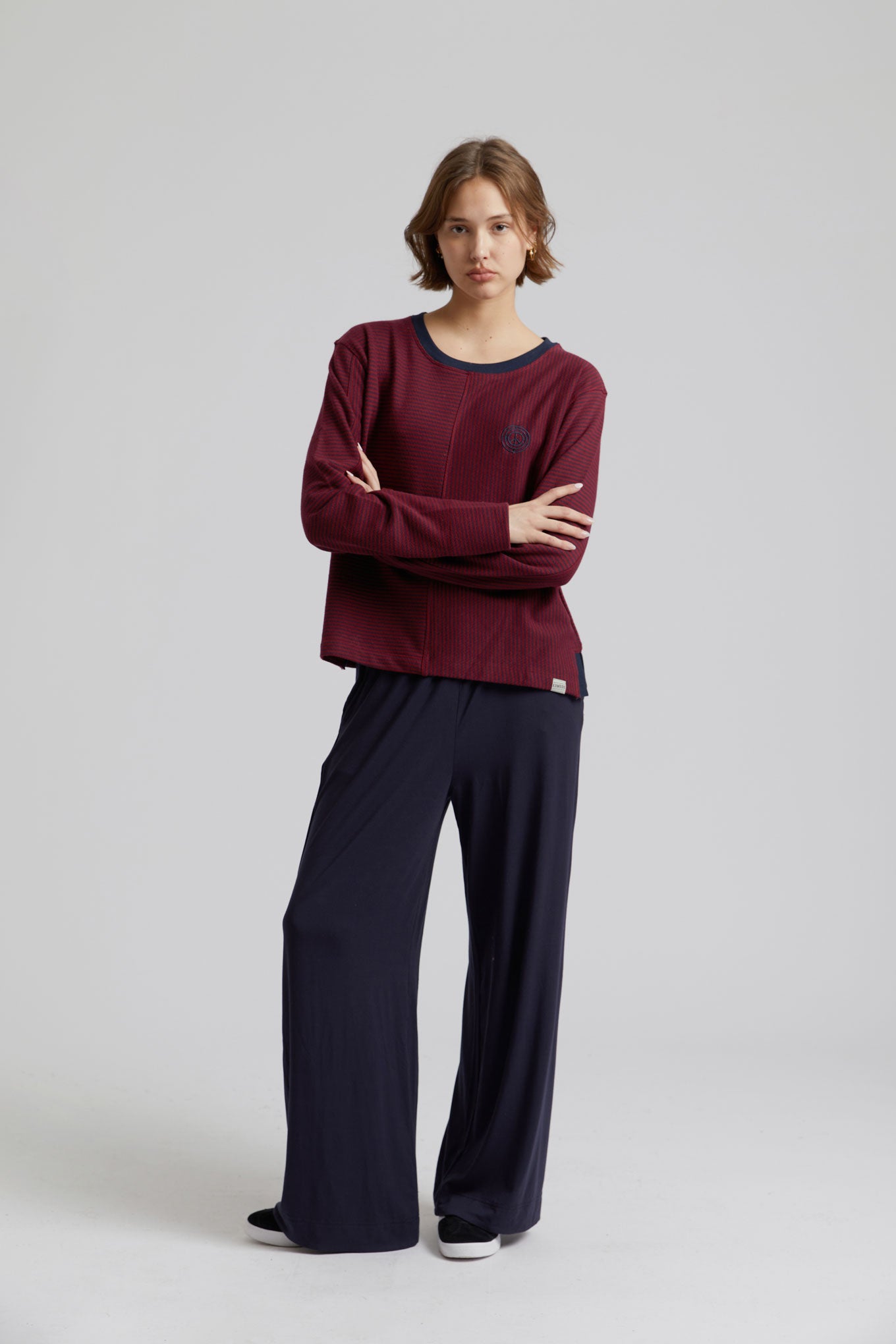 BINITA - Modal Jersey Trouser Black
