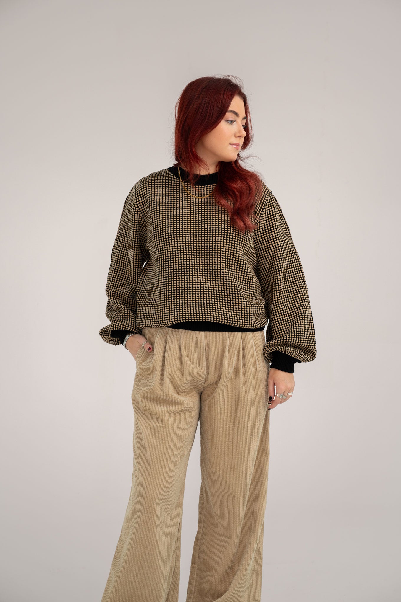 HOPE - Organic Cotton Jumper Black