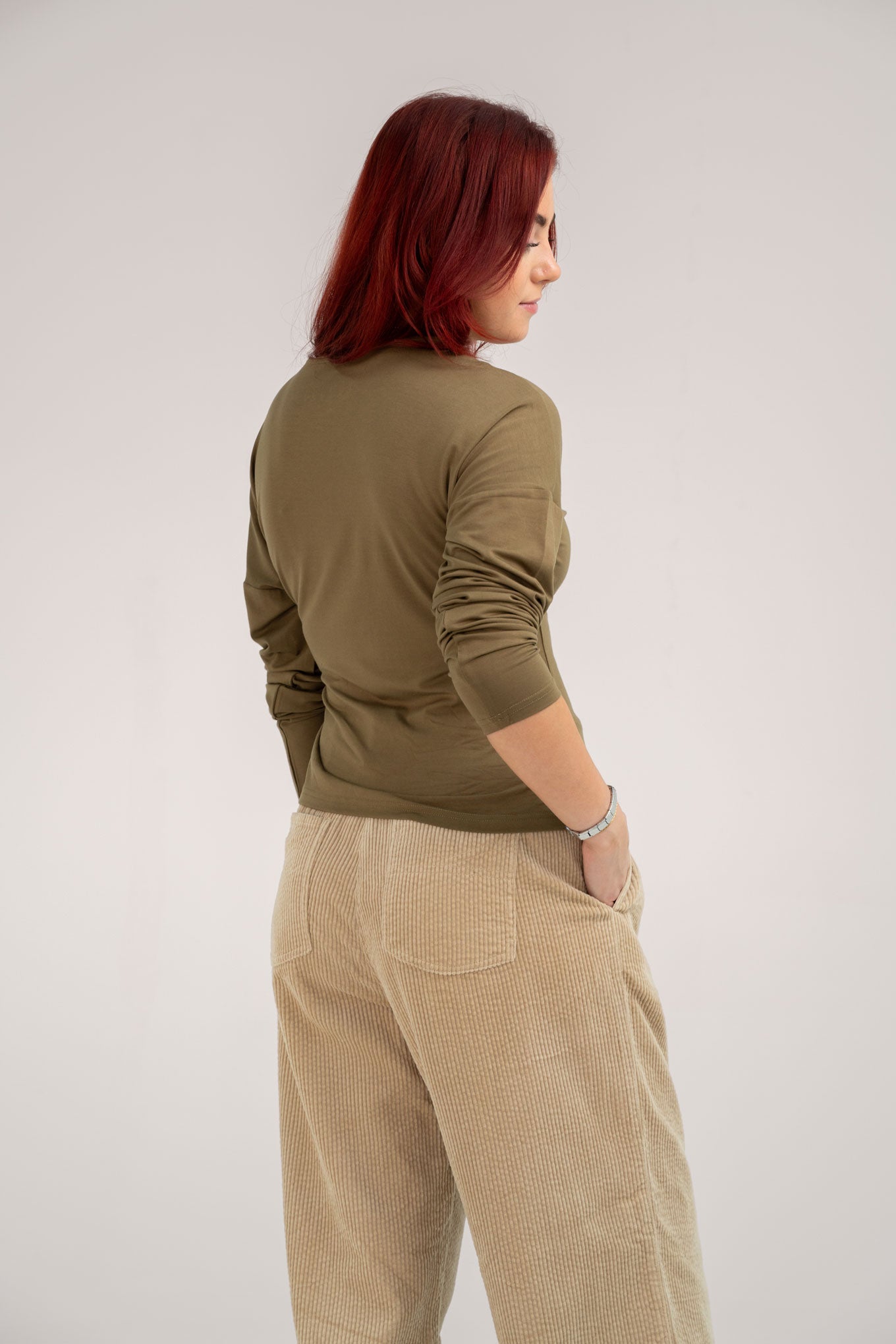 FOX Modal Top - Olive