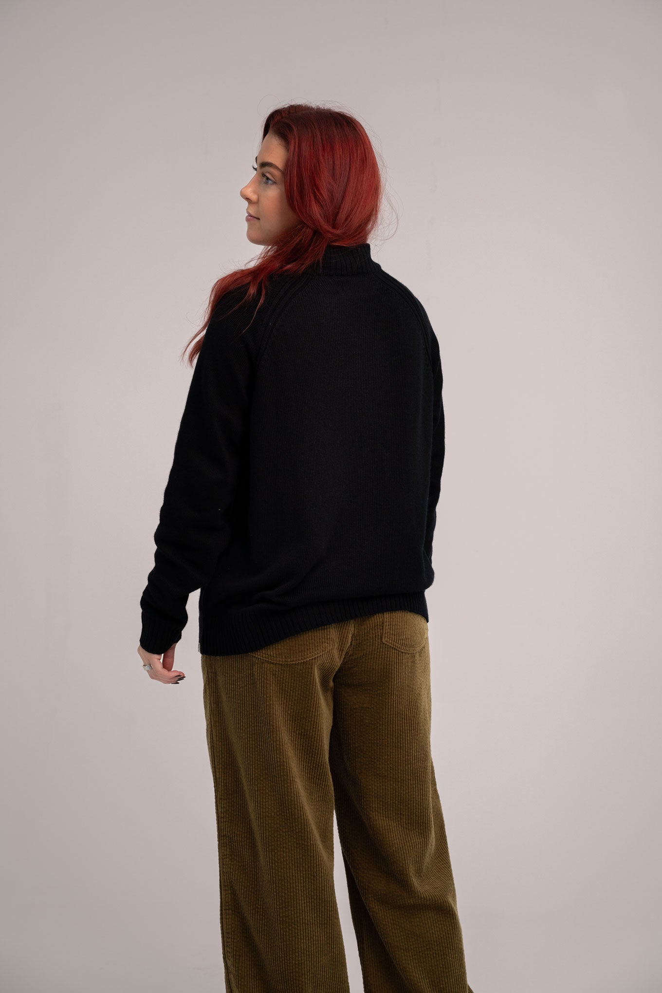 KATE Merino Wool Jumper - Black