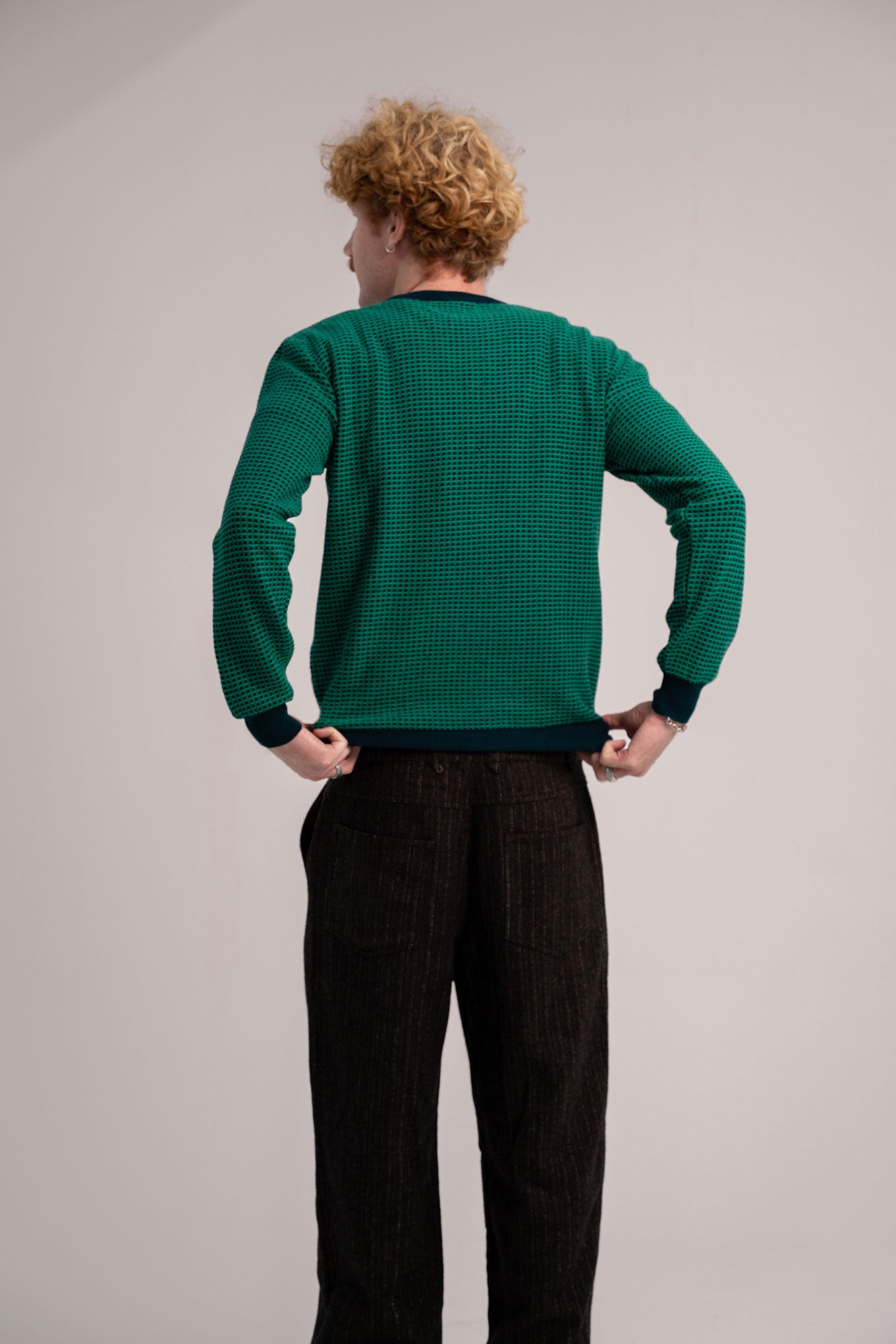 HASAN  - Organic Cotton Jumper Teal