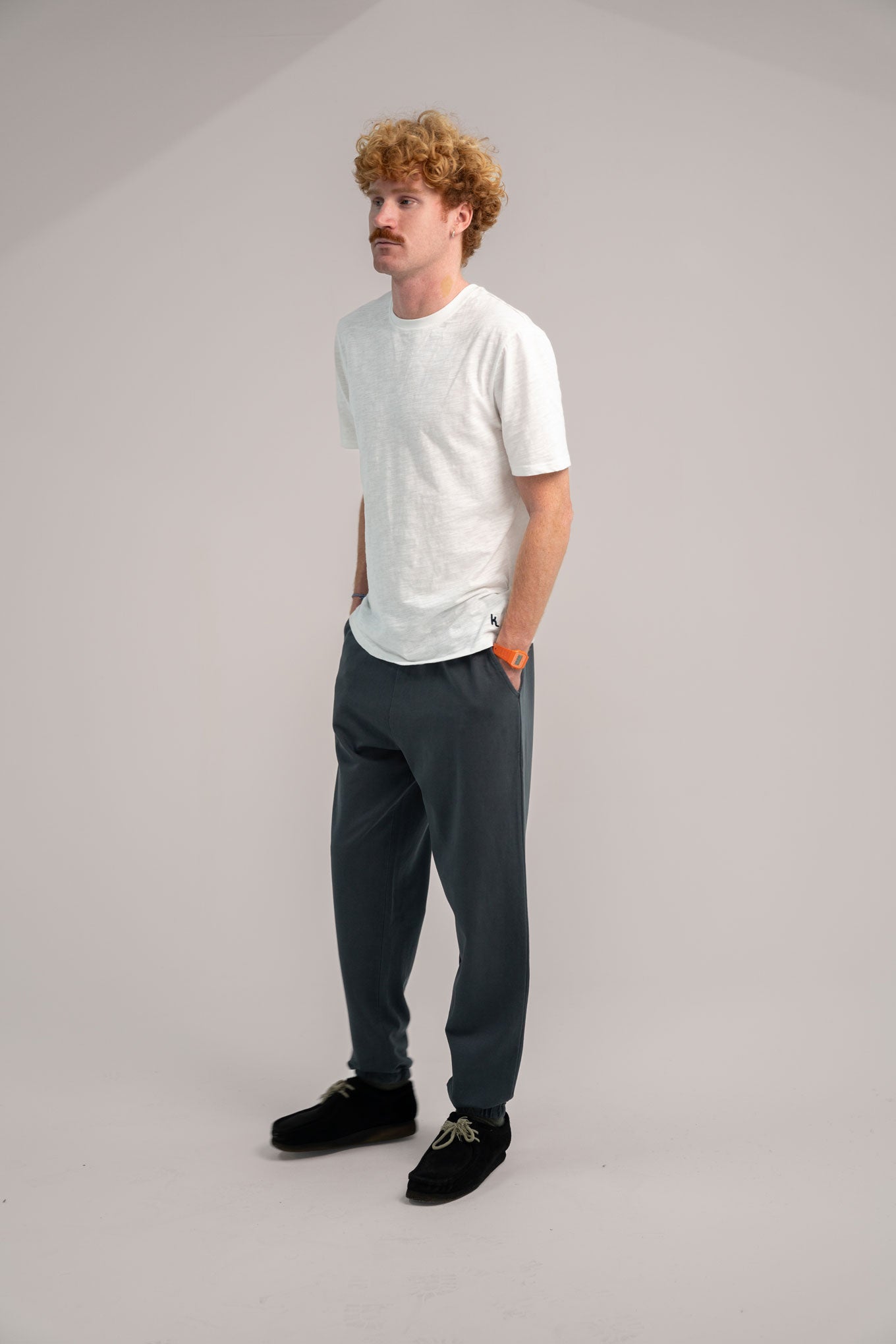 ADAM GOTS Organic Cotton Jogger - Washed Black