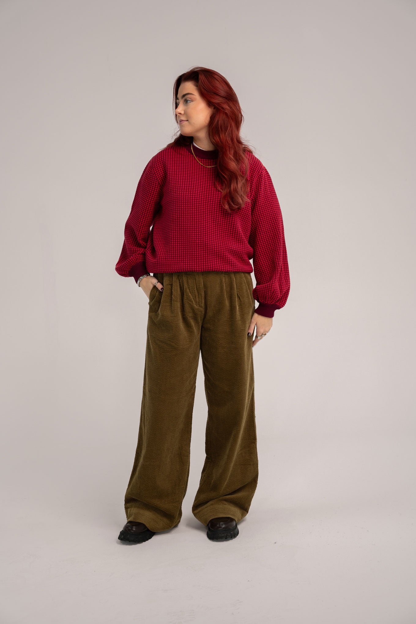 HOPE - Organic Cotton Jumper Wine