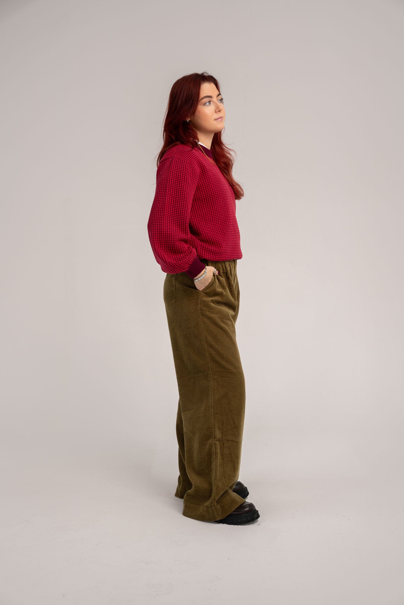 HOPE - Organic Cotton Jumper Wine