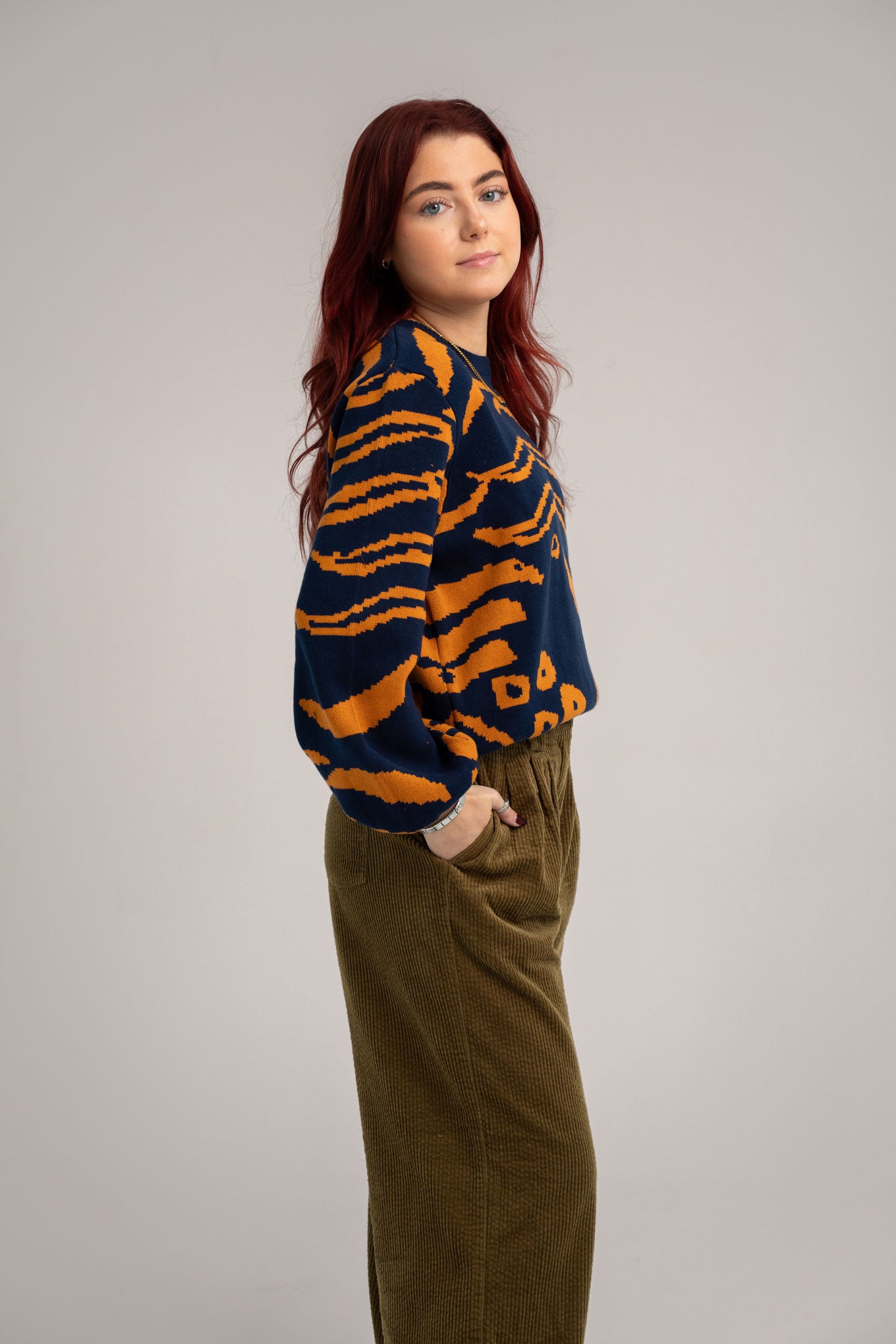 TIGER HOPE - GOTS Organic Cotton Jumper Navy