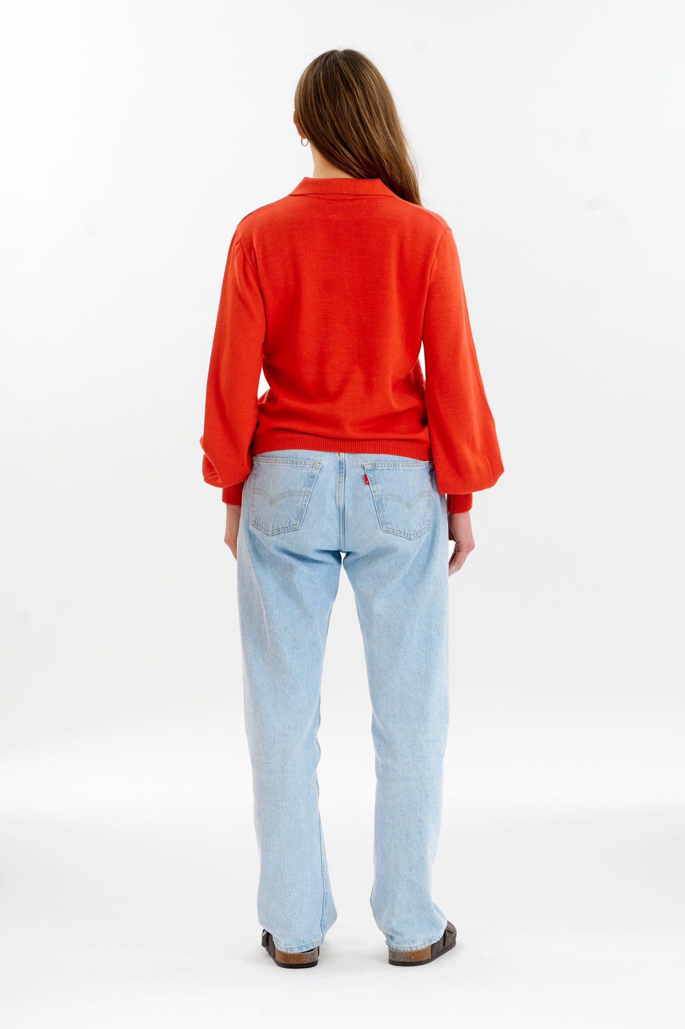 NANI Organic Cotton Cardigan - Red