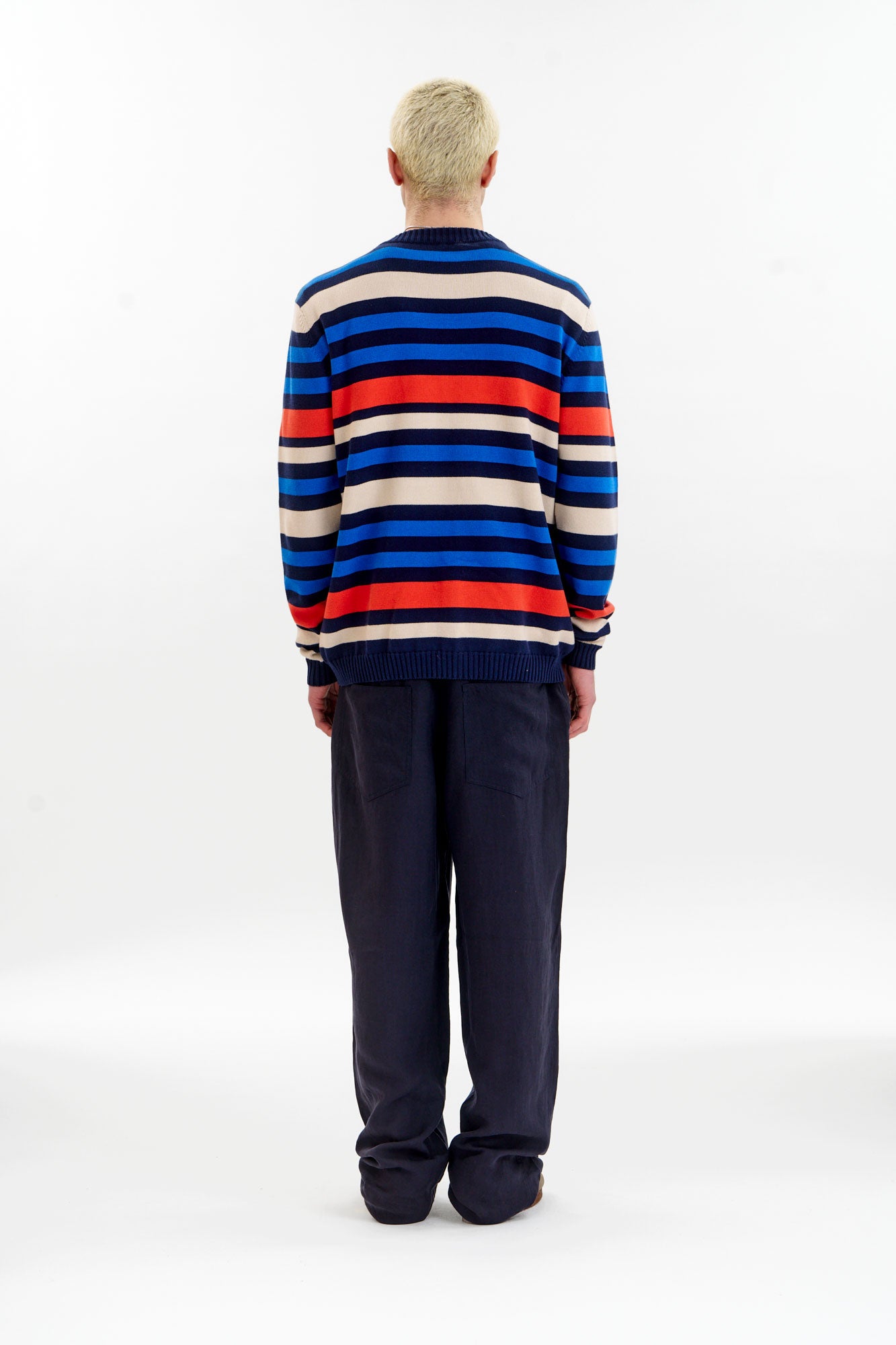 STRIPE Organic Cotton Cardigan