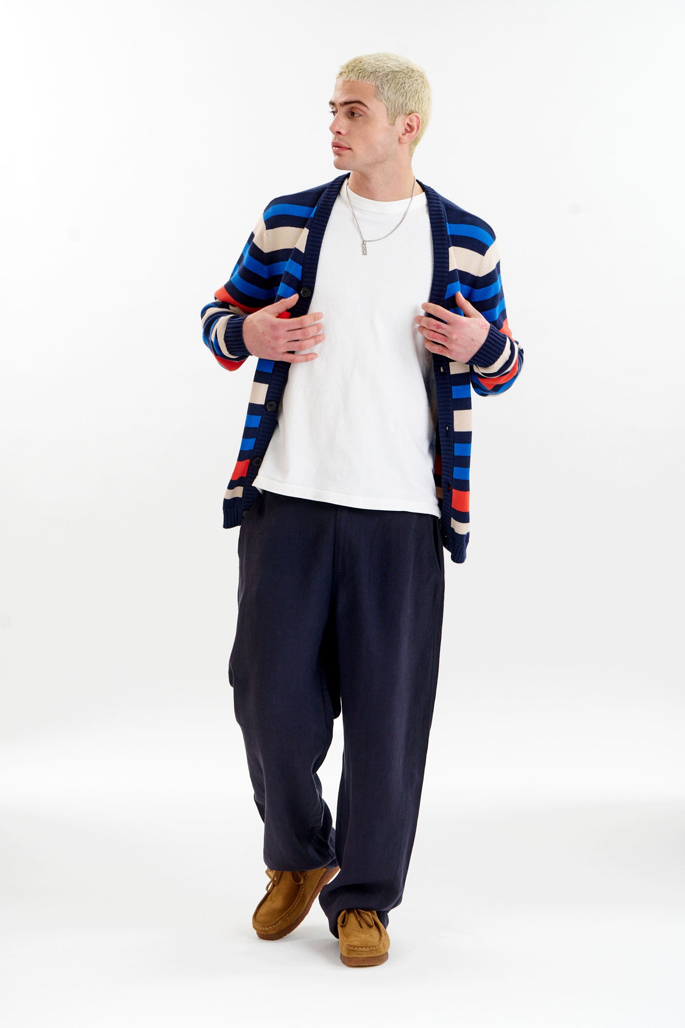 STRIPE - GOTS Organic Cotton Cardigan