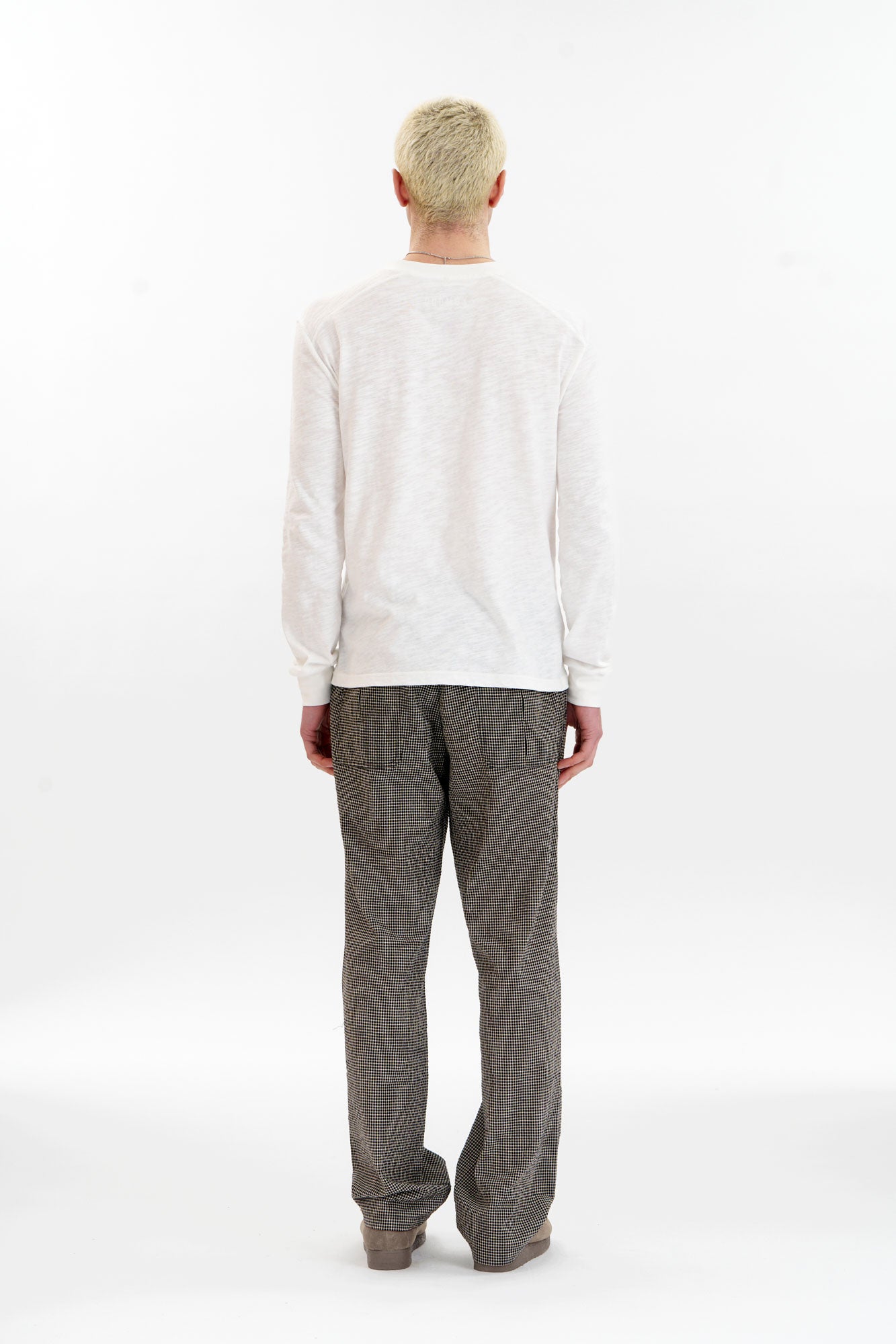 JOSHUA Organic Cotton Trouser - Check