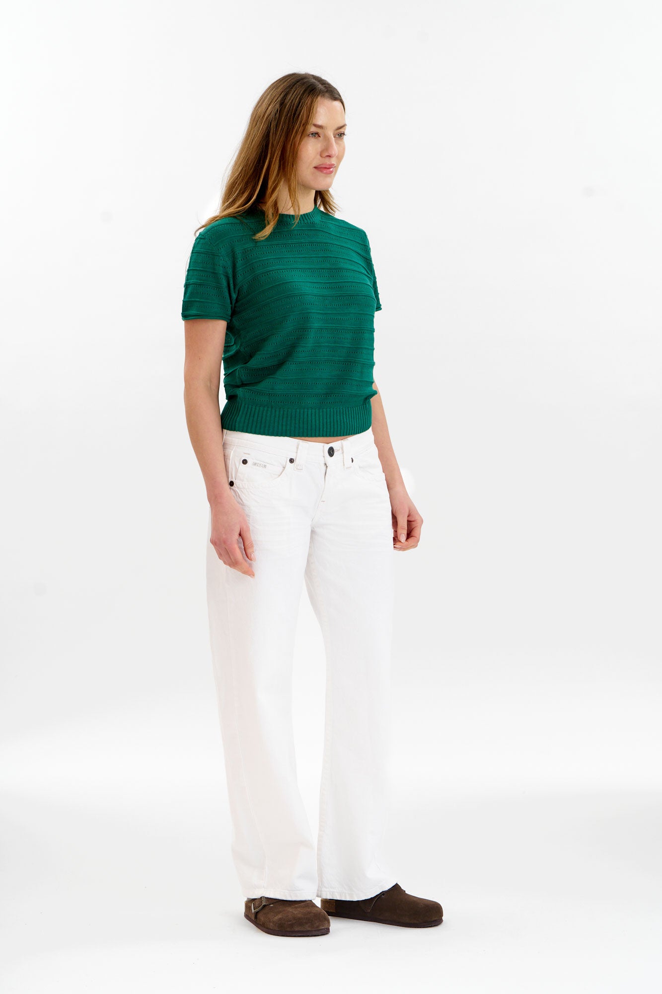 POSEY Organic Cotton Knit Tee - Green