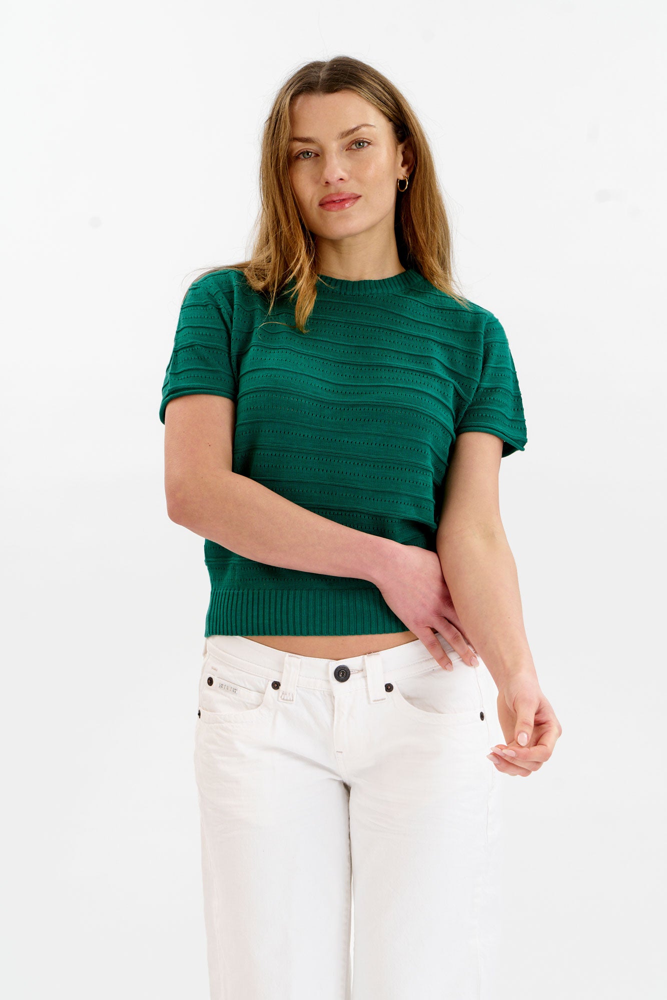 POSEY Organic Cotton Knit Tee - Green