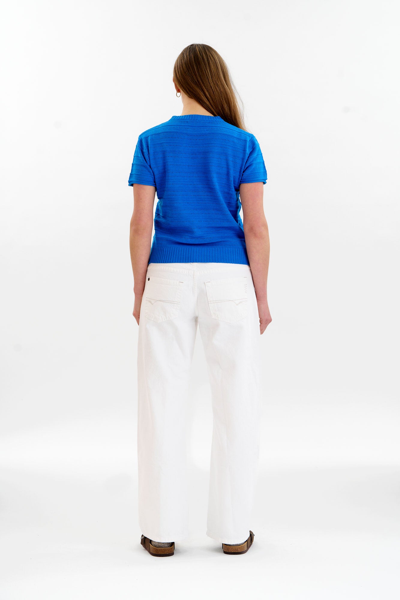 POSEY Organic Cotton Knit Tee - Blue