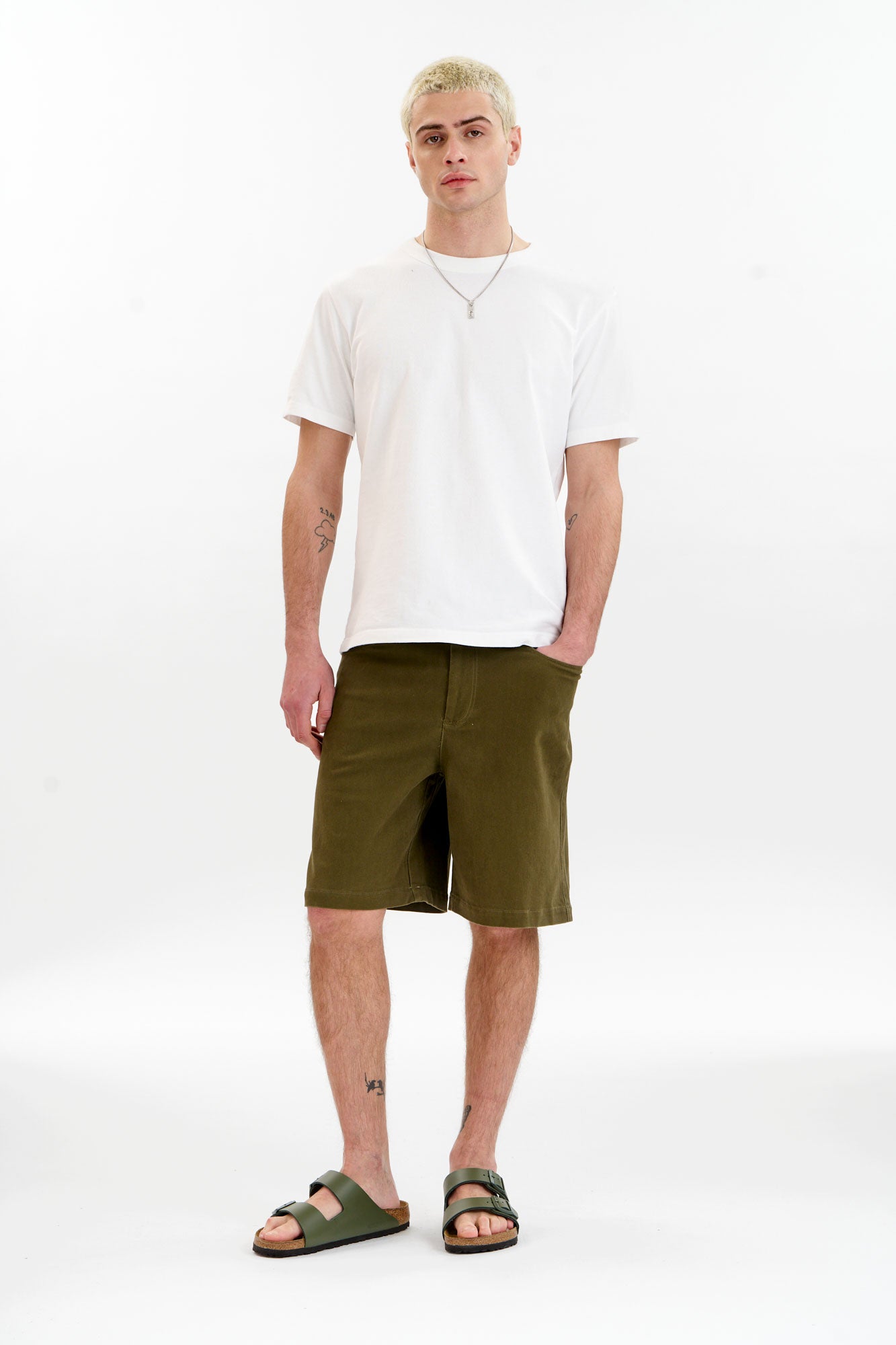 JAMBO Organic Cotton Twill Short - Green