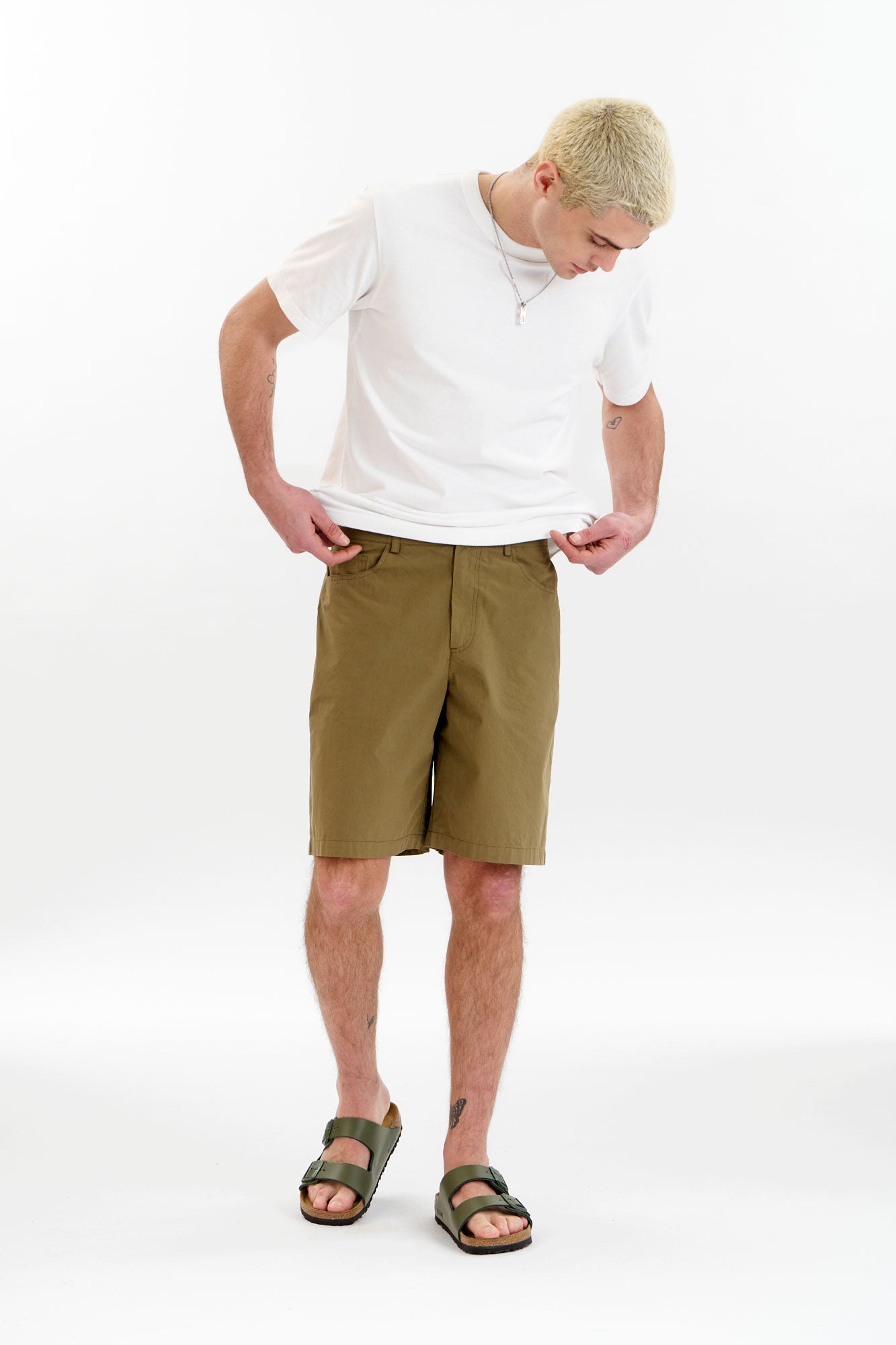 JAMBO Organic Cotton Poplin Short - Olive
