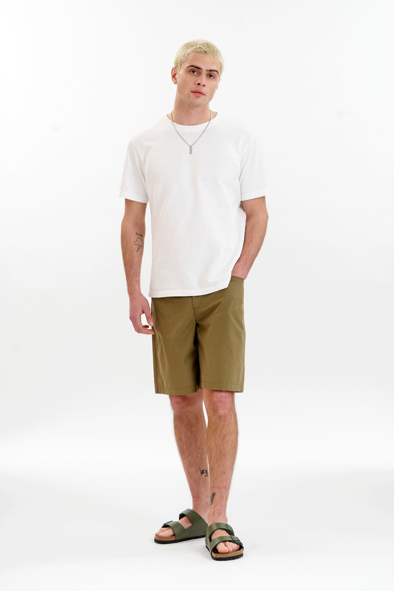 JAMBO Organic Cotton Poplin Short - Olive