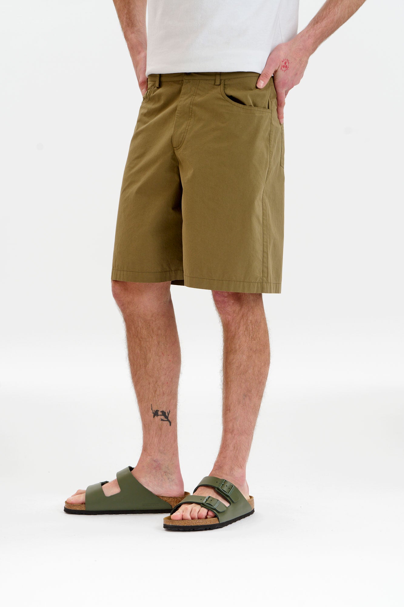 JAMBO Organic Cotton Poplin Short - Olive