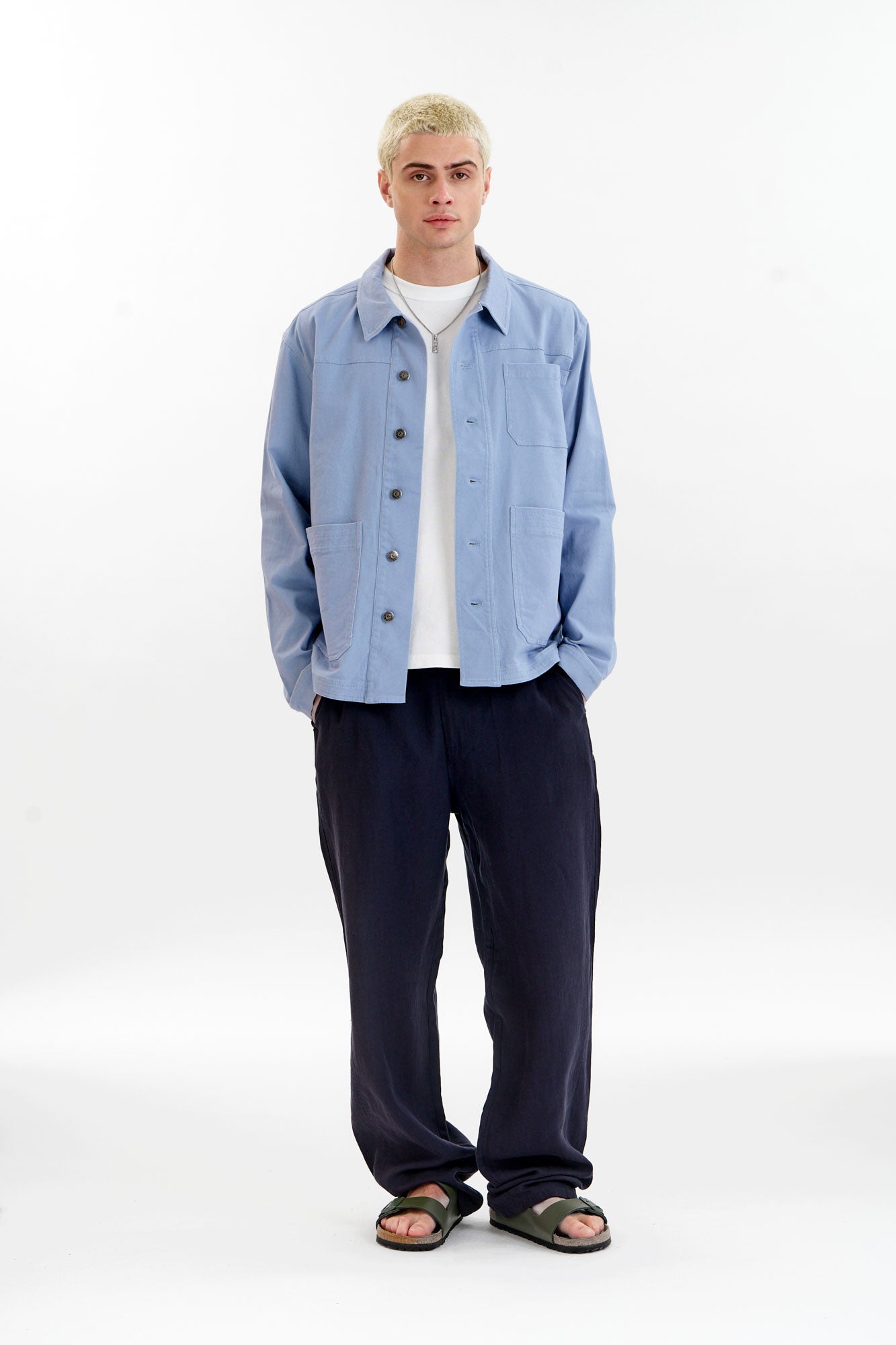 MAKULU Tencel Linen Trouser - Navy