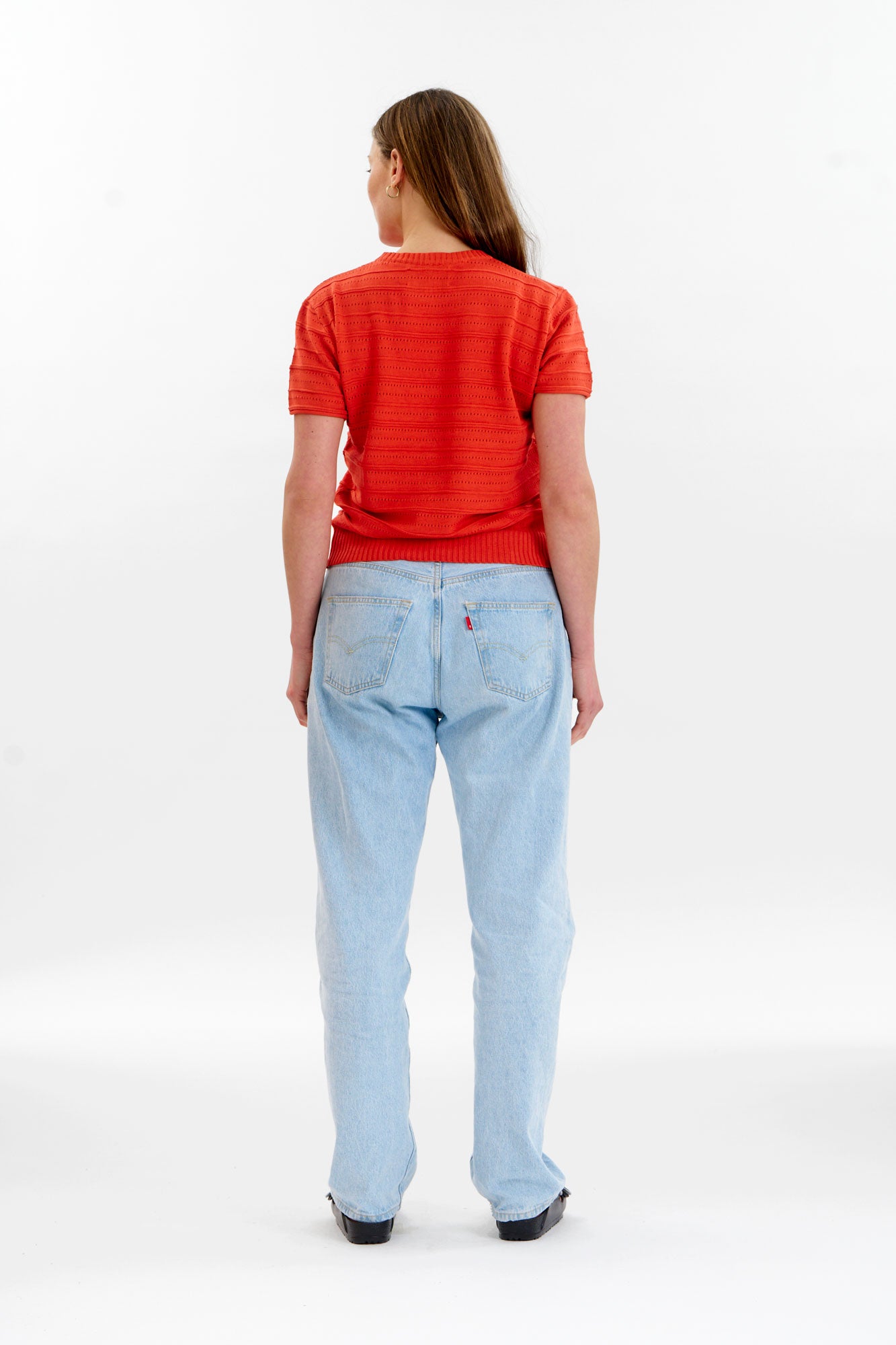 POSEY Organic Cotton Knit Tee - Red