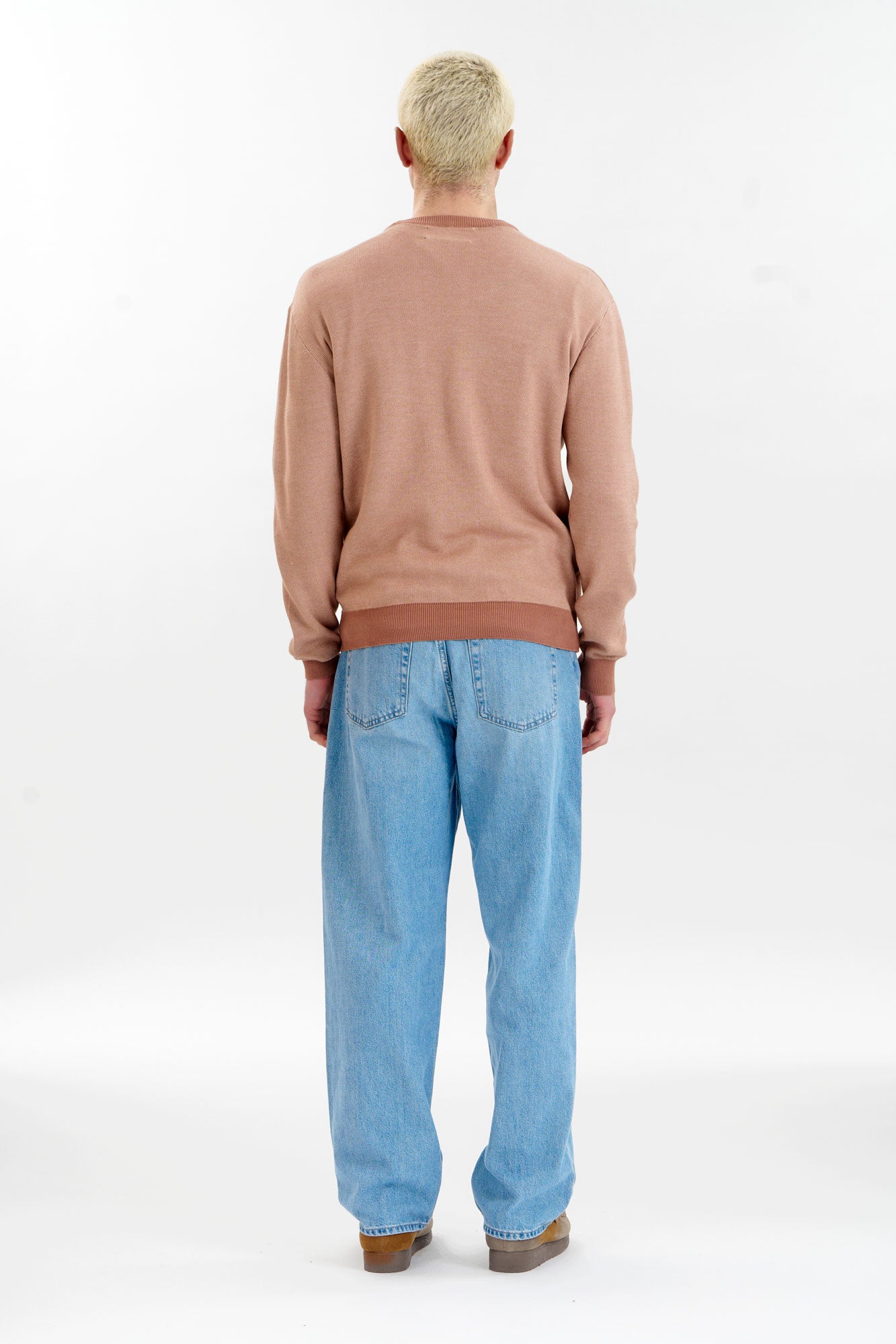 LEON Organic Cotton Jumper - Coffee