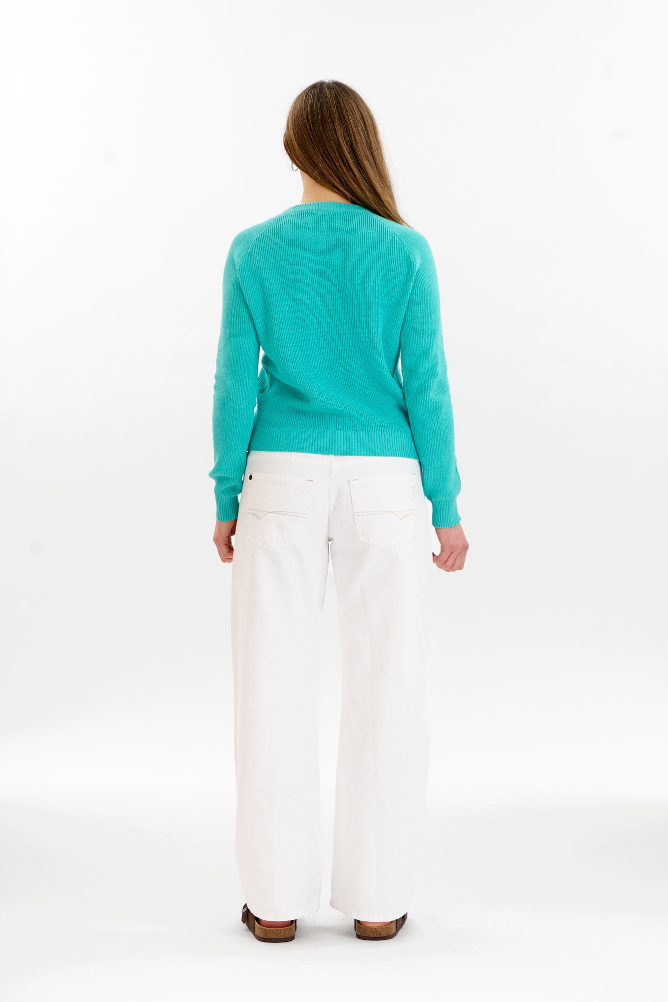 FOG Organic Cotton Jumper - Cyan