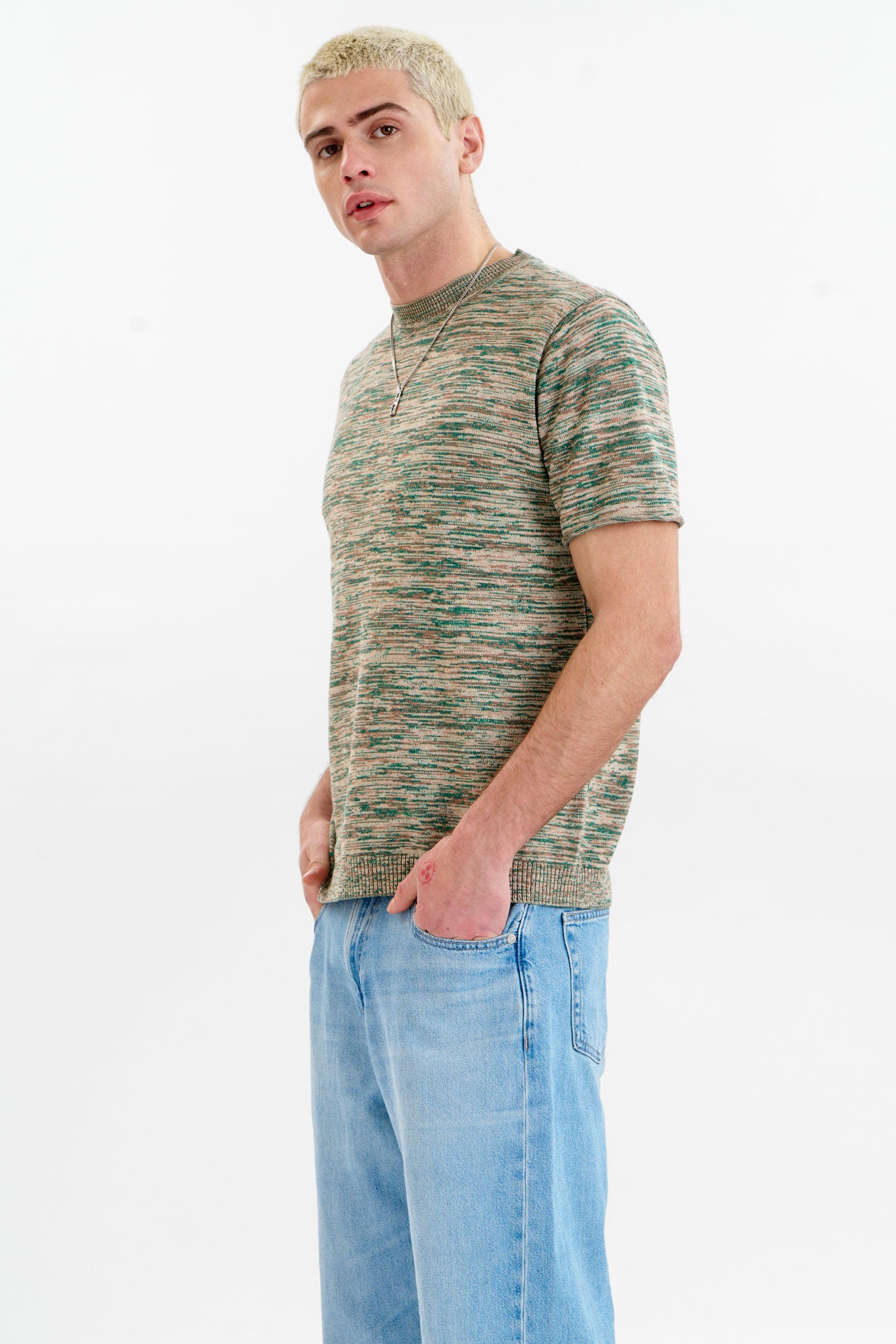 KAI Organic Cotton Knit Tee - Green