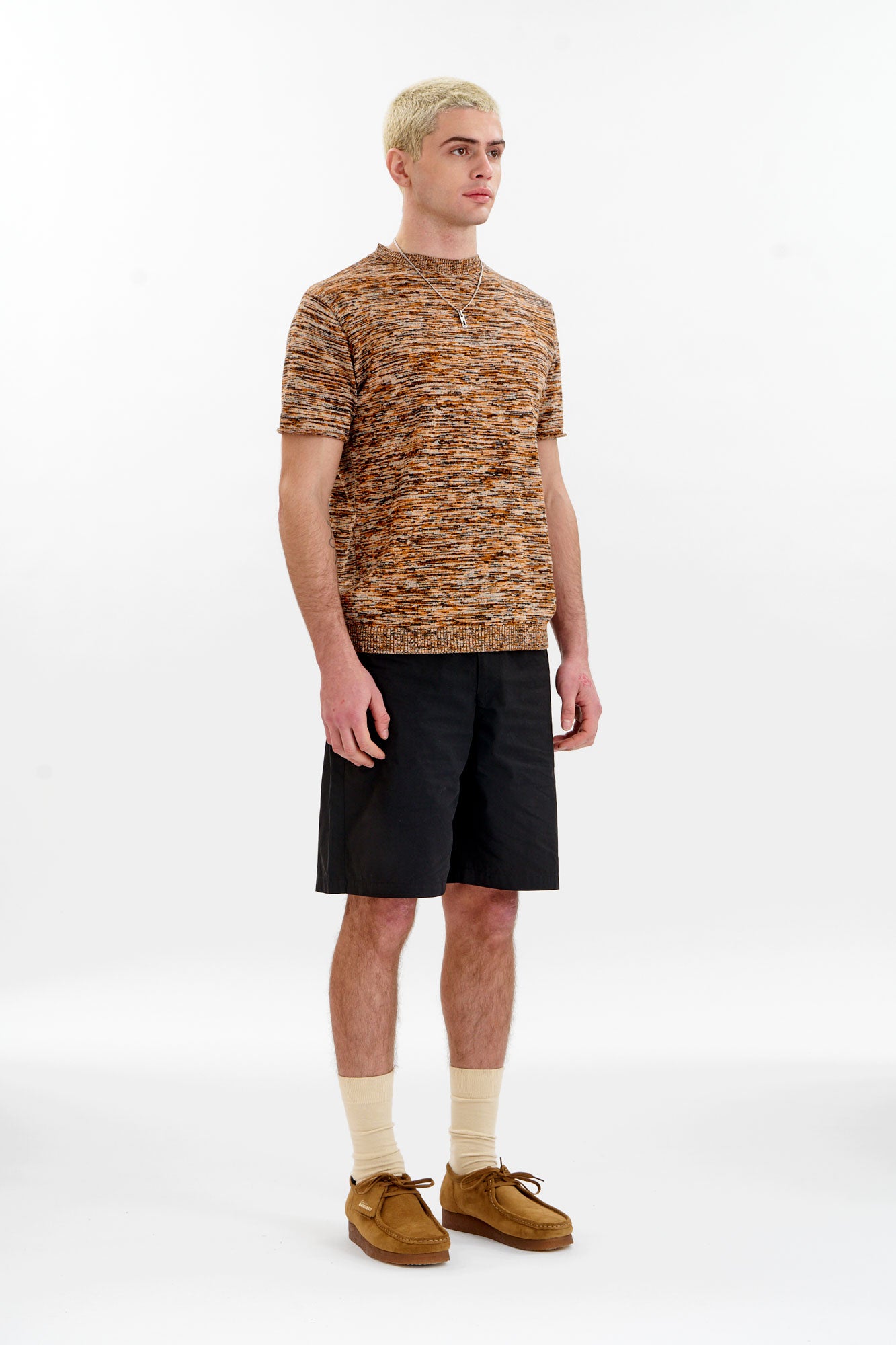 KAI Organic Cotton Knit Tee - Black