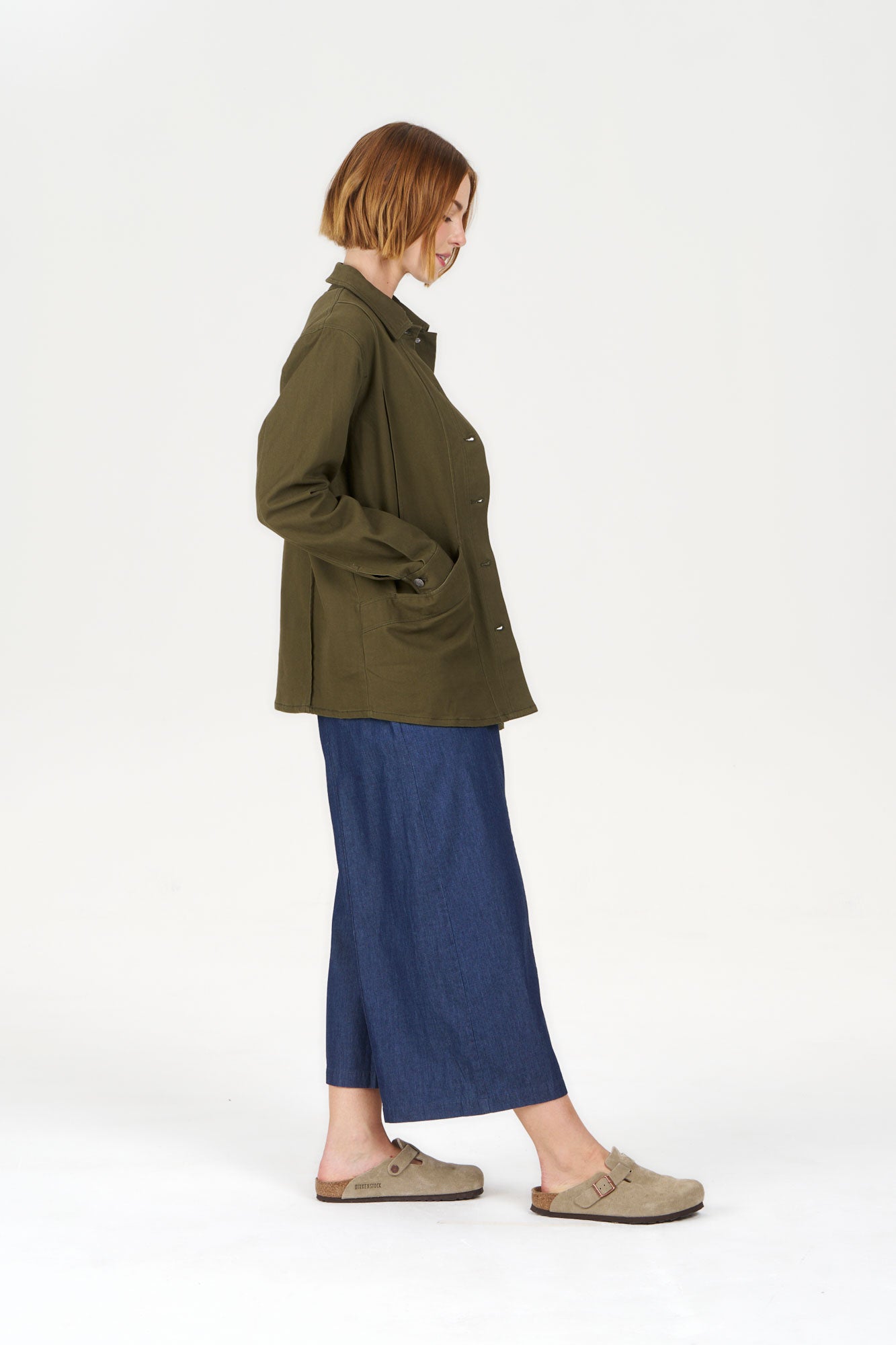CHORE Organic Cotton Jacket - khaki