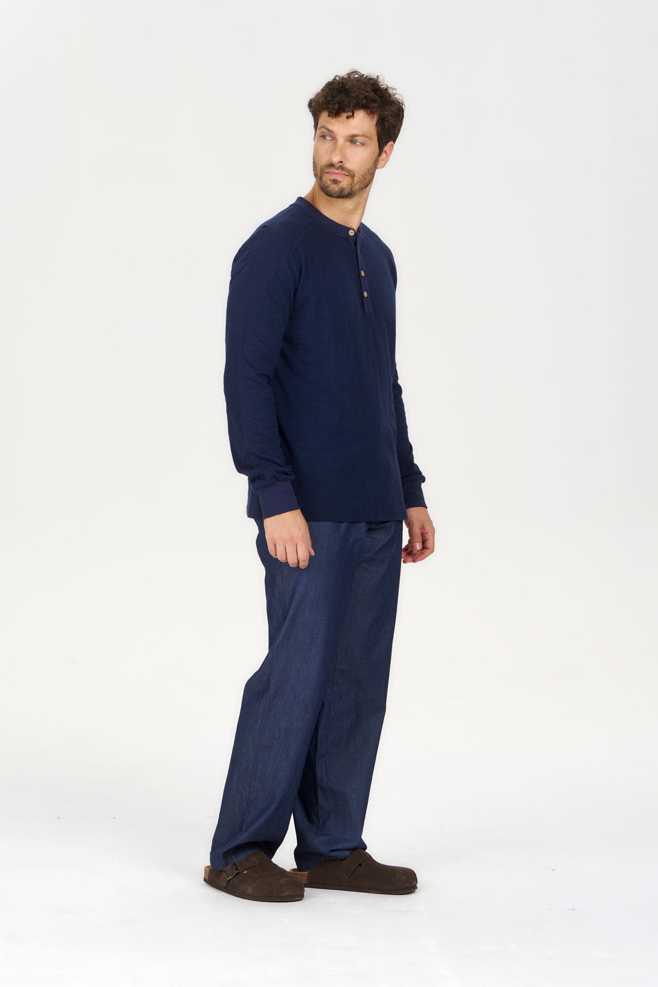 ARLO Organic Cotton Top - Navy