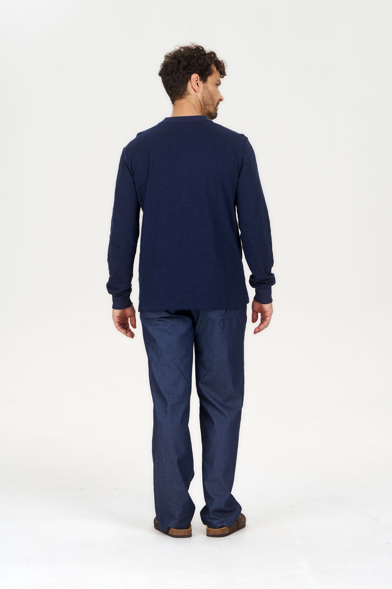 ARLO Organic Cotton Top - Navy