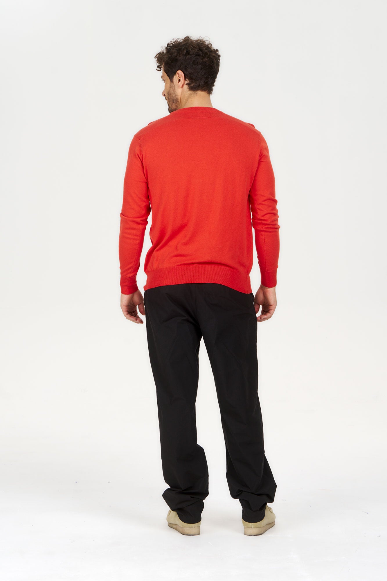 POCKET GOTS Organic Cotton Jumper - Red