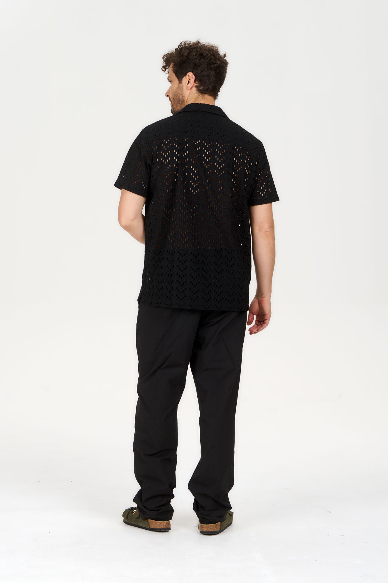 BOWIE Organic Cotton Trouser - Black