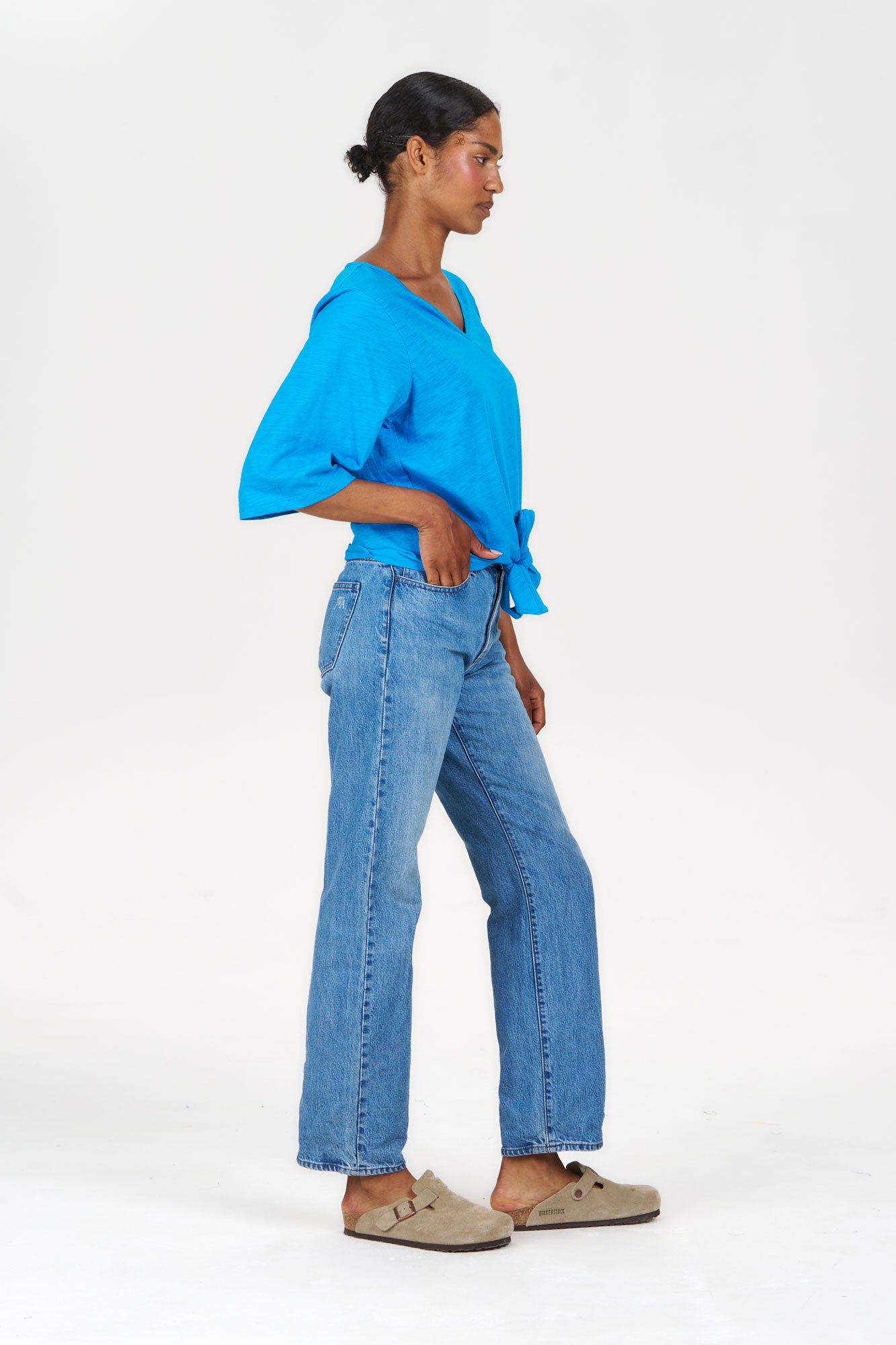 LYRA Organic Cotton Top - Cobalt