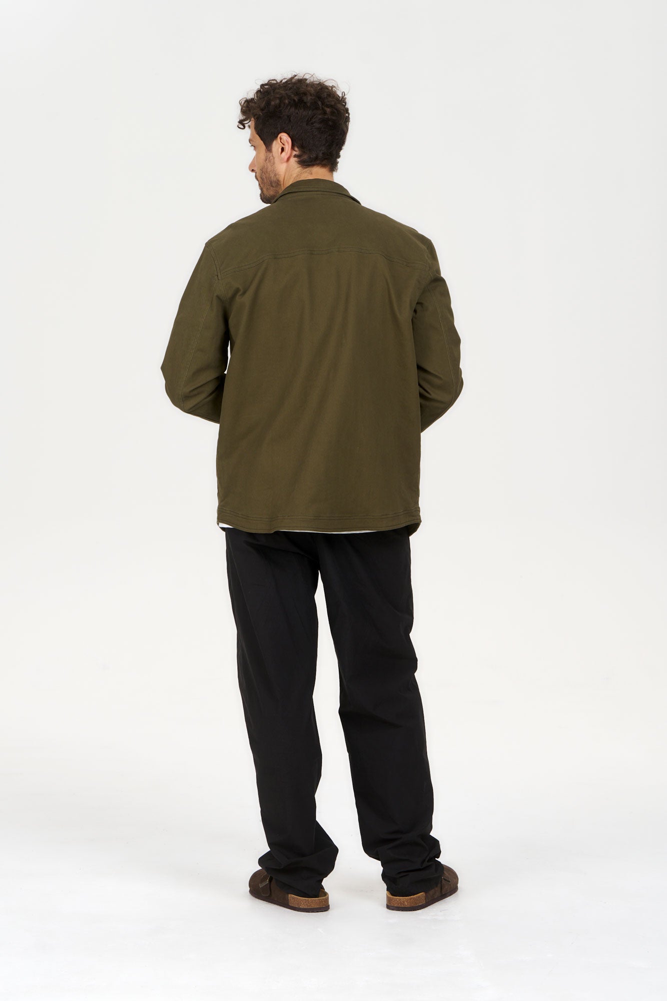 CHRISTOPHE Organic Cotton Jacket - Green