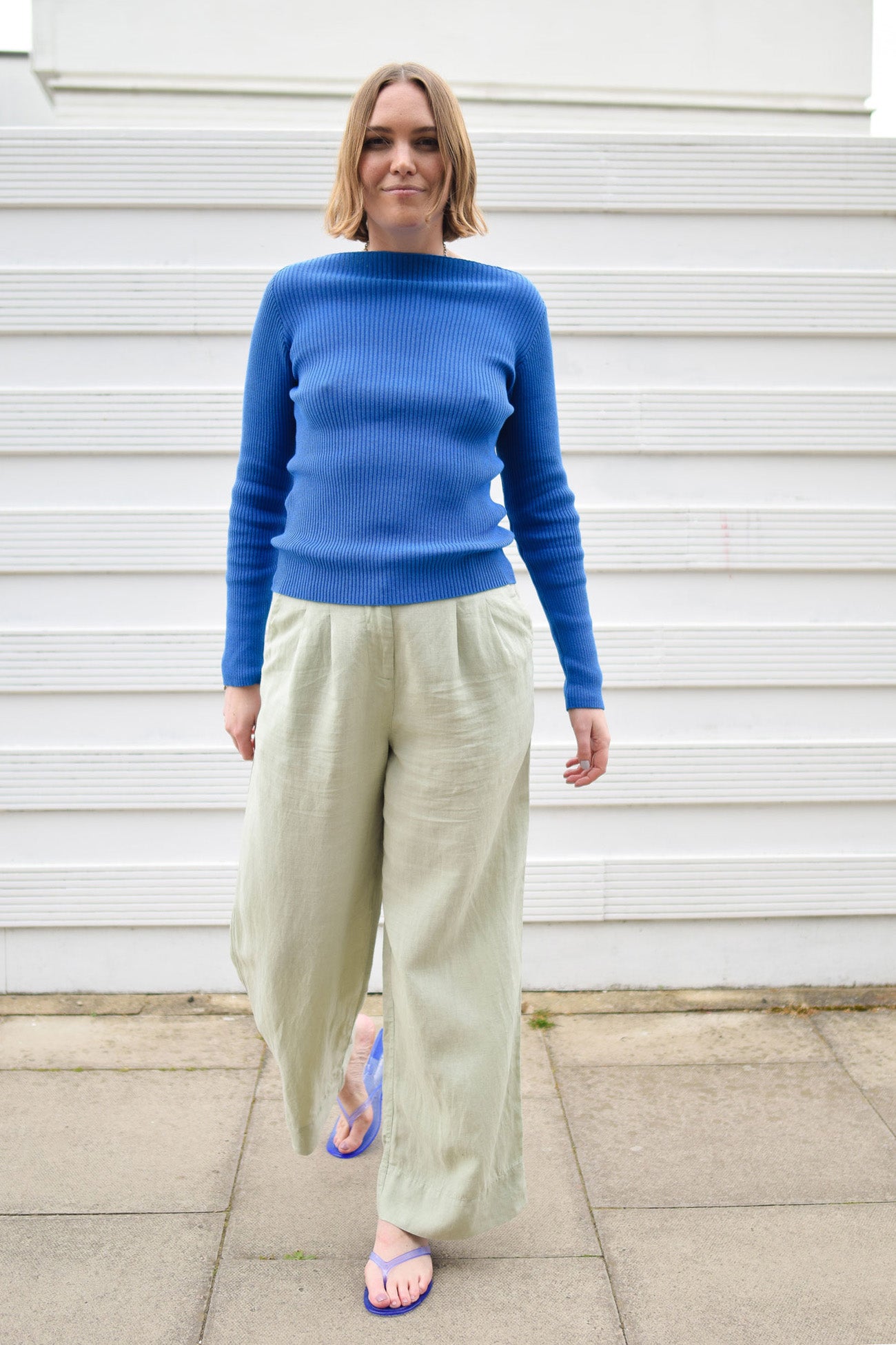 LION Tencel Linen Trouser Sage